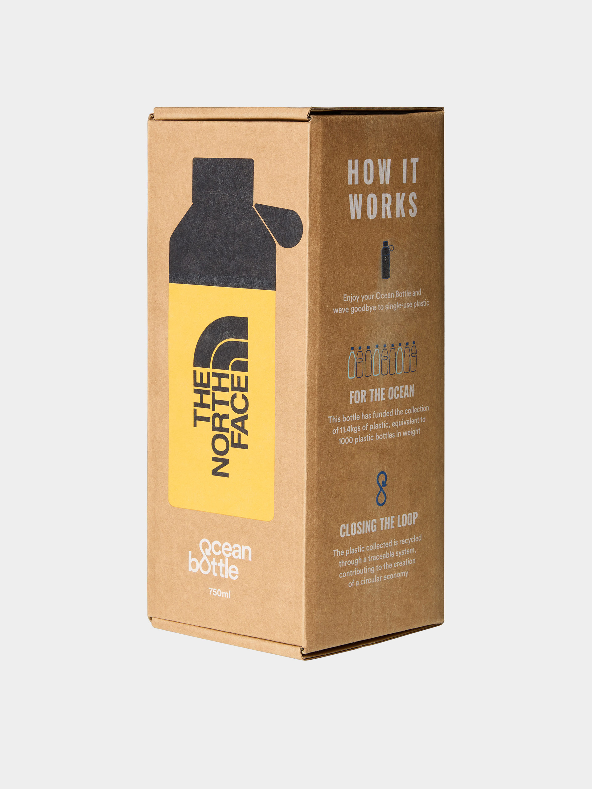 The North Face Flasche Water Bottle 0.75L (summit gold/tnf black)