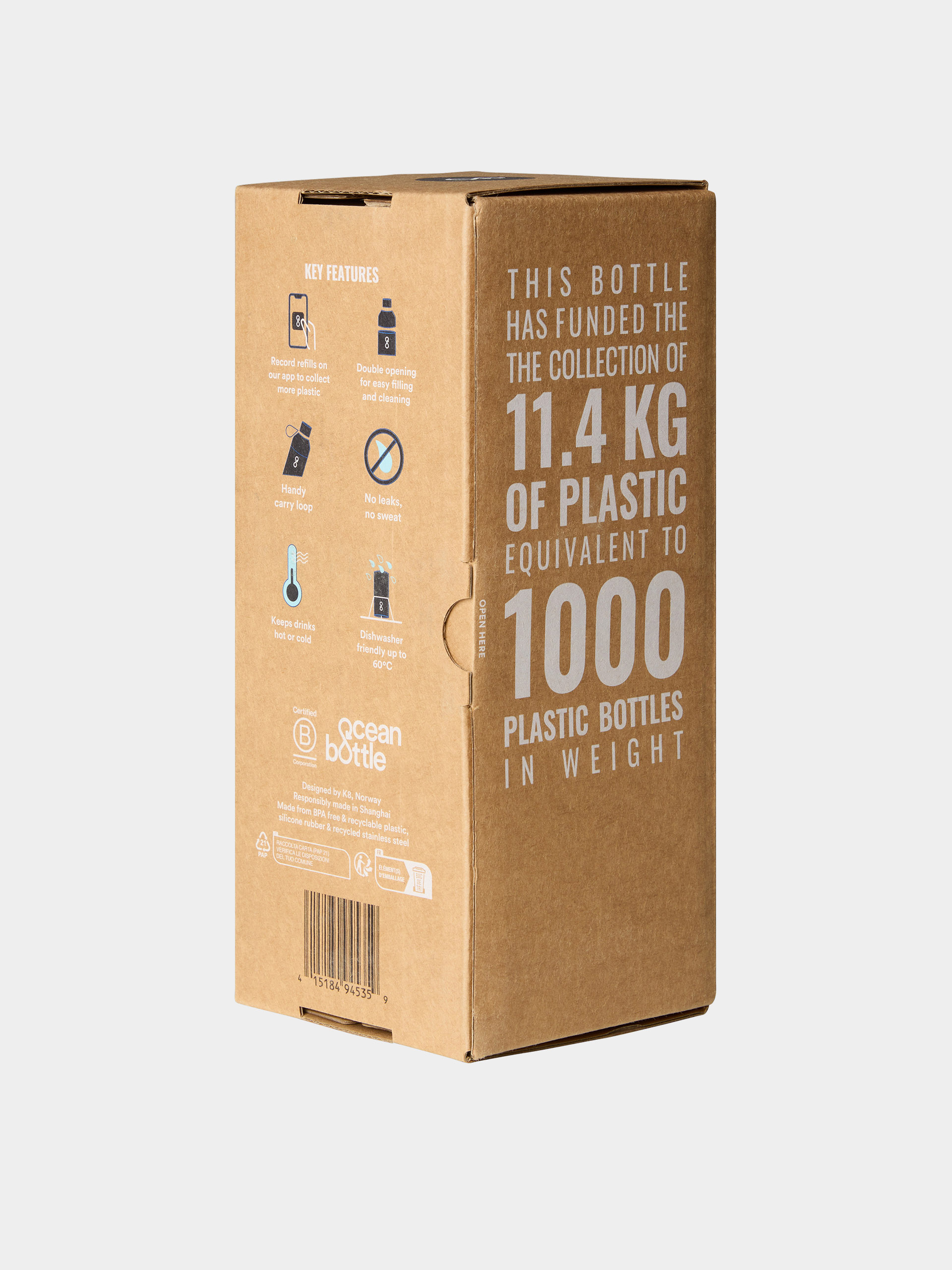 The North Face Bottle Water Bottle 0.75L (summit gold/tnf black)