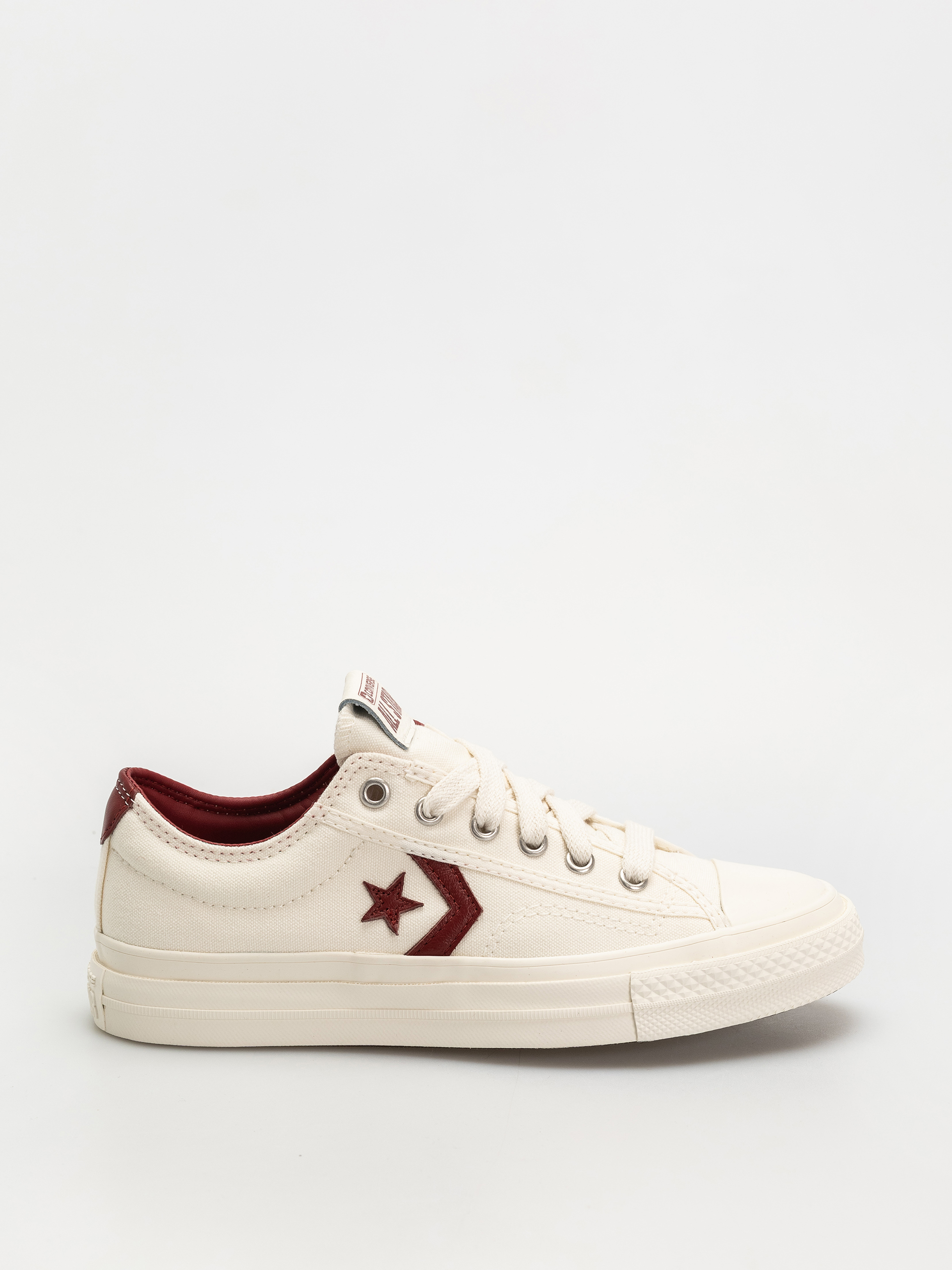 Converse Star Player 76 Ox Schuhe (egret/egret/park red)