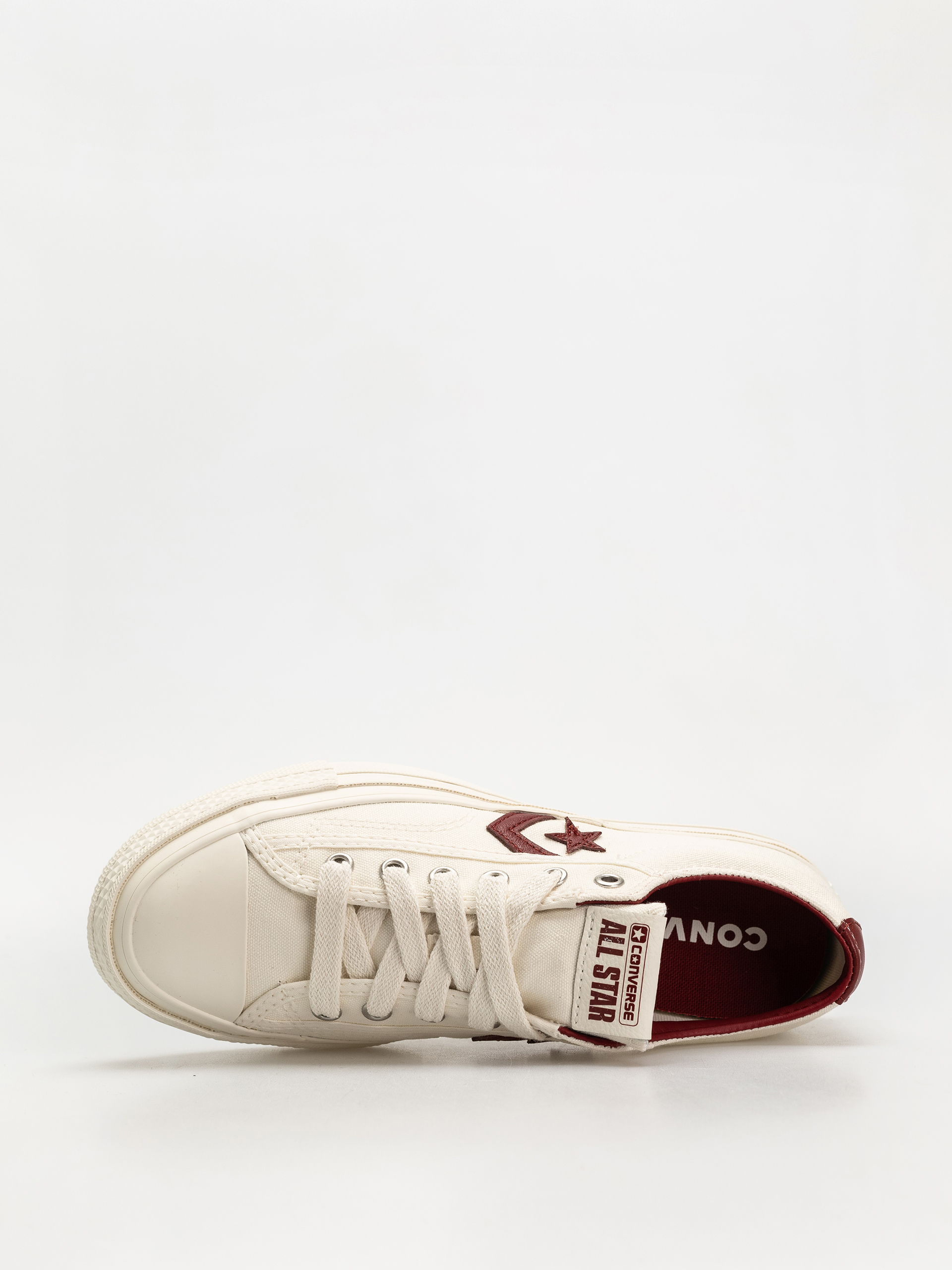 Converse Star Player 76 Ox Schuhe (egret/egret/park red)