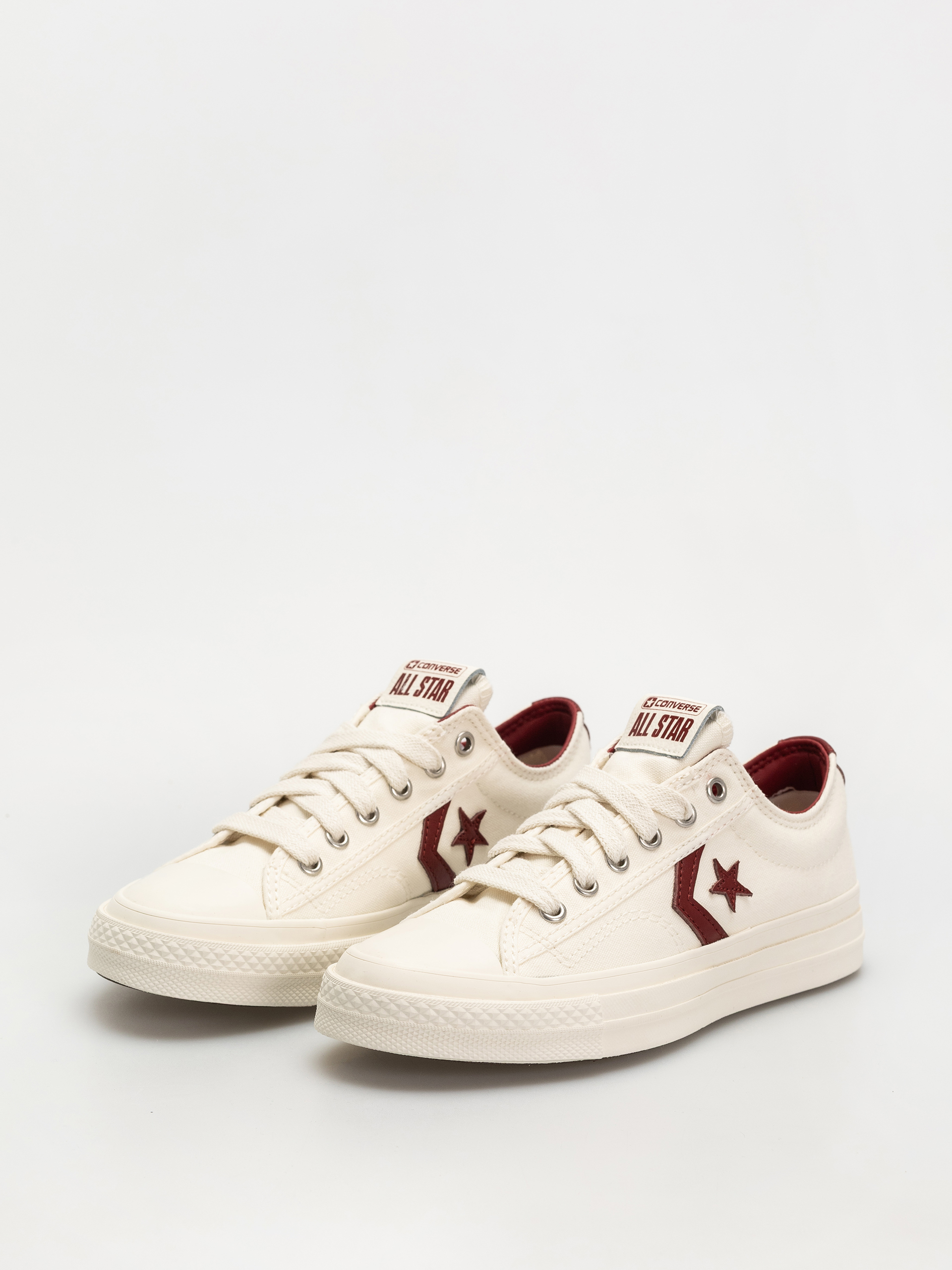 Converse Star Player 76 Ox Schuhe (egret/egret/park red)