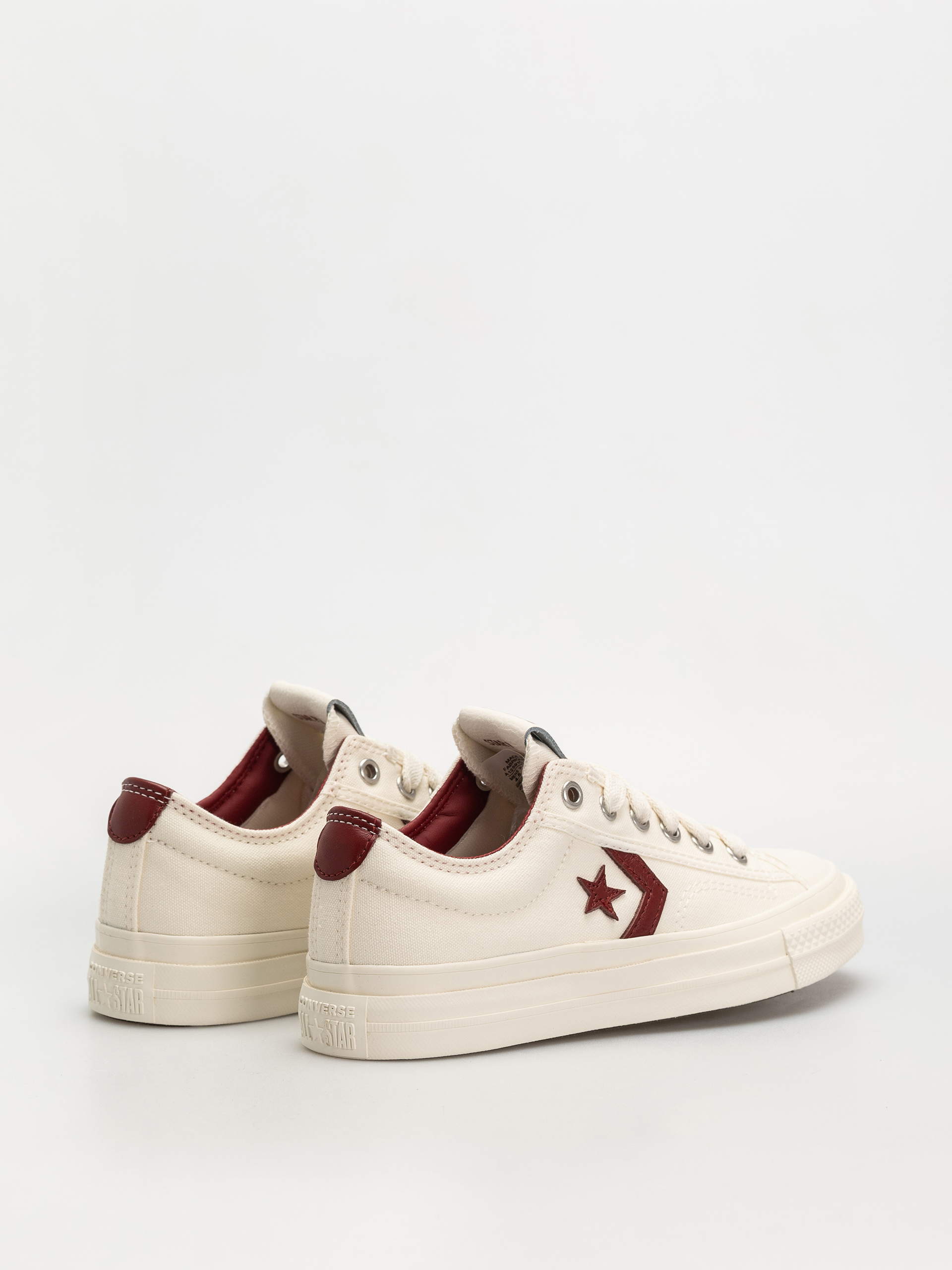 Converse Star Player 76 Ox Shoes (egret/egret/park red)