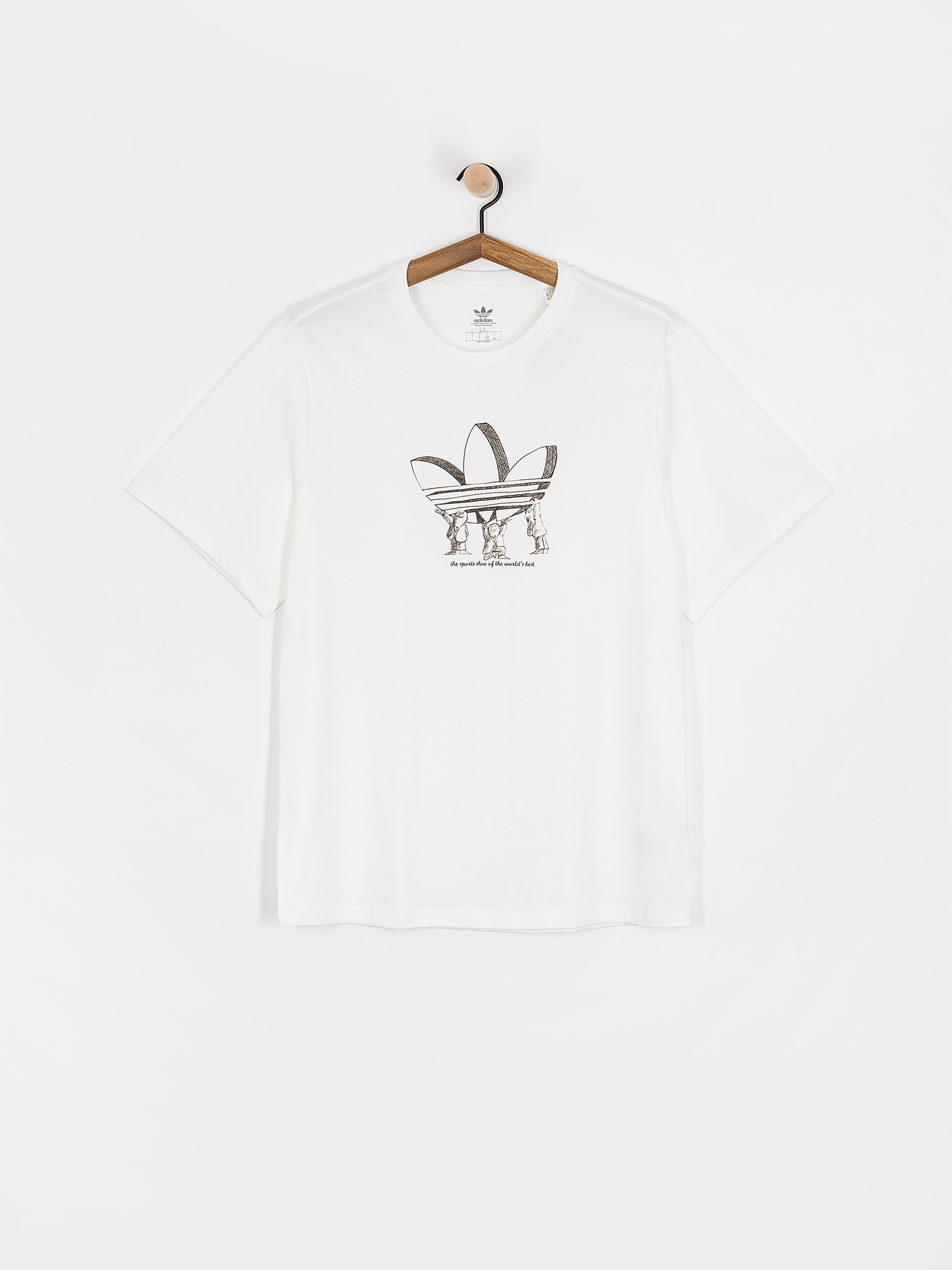 adidas Tref Lift T-Shirt - white (white/dbrown)
