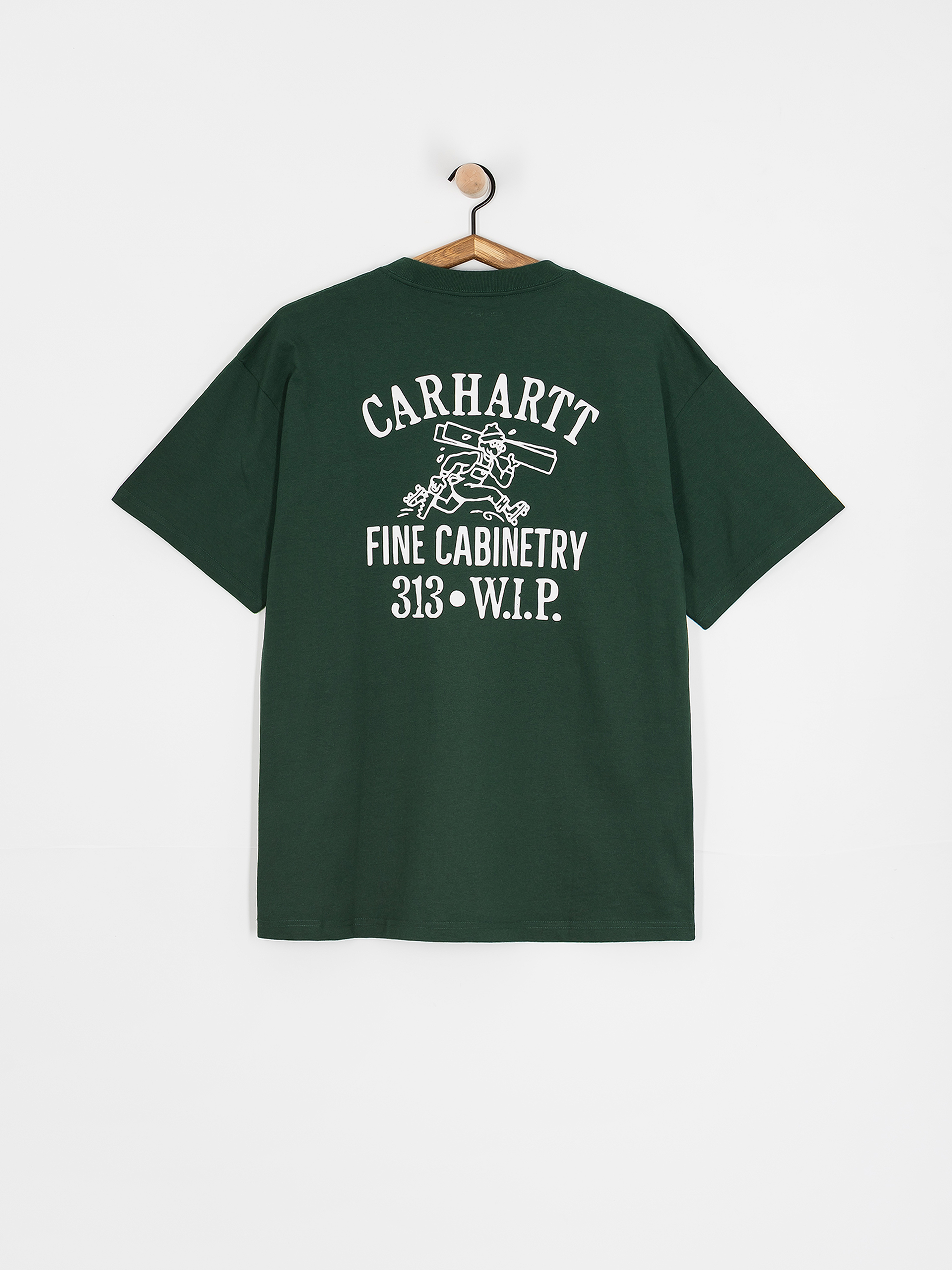 Carhartt WIP Cabinetry T-Shirt - green (conifer/white)