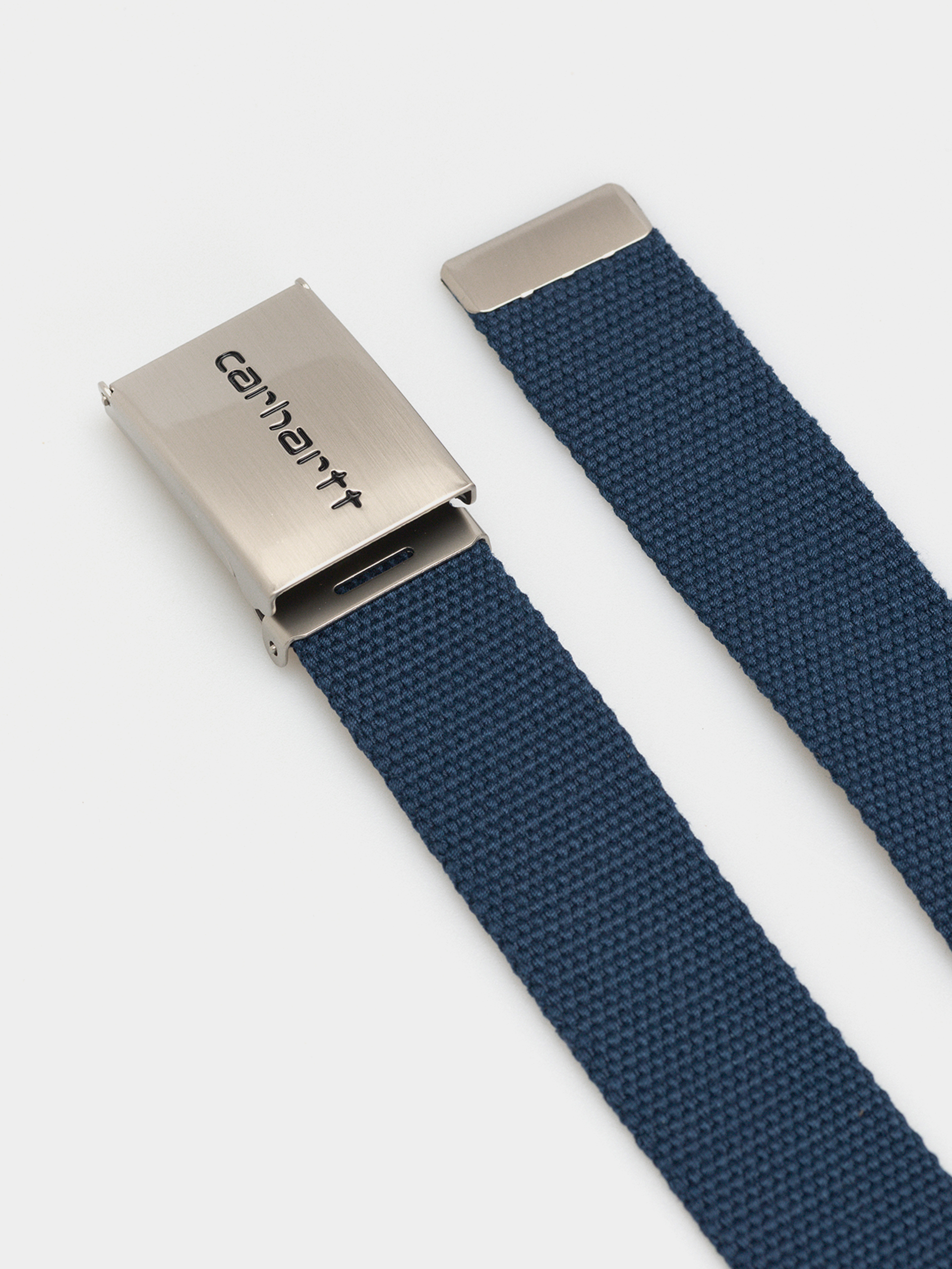Carhartt WIP Clip Chrome Belt - blue (ink)