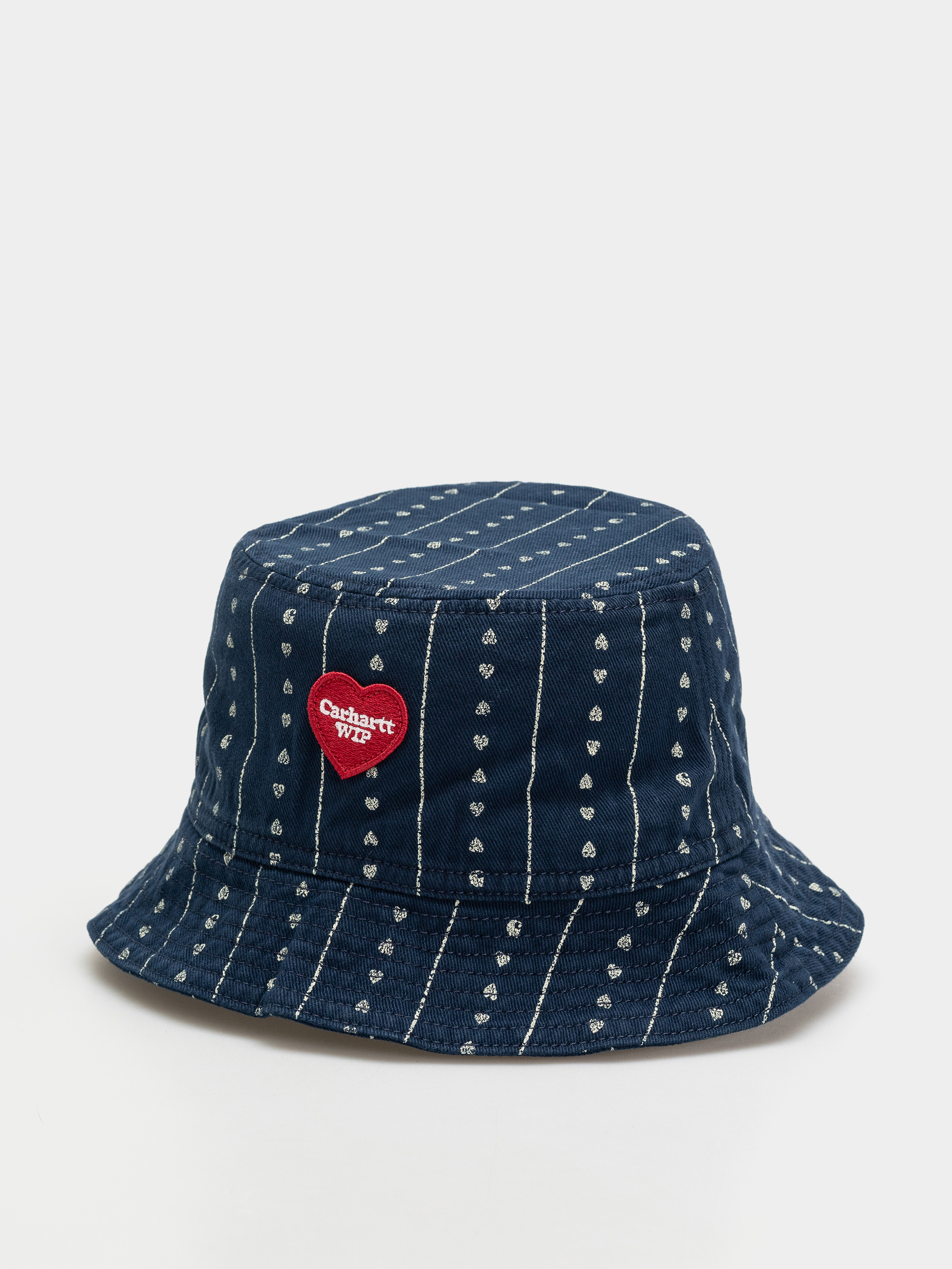 Carhartt WIP Drewe Bucket Hat (heart c pinstripe/ink/natural)