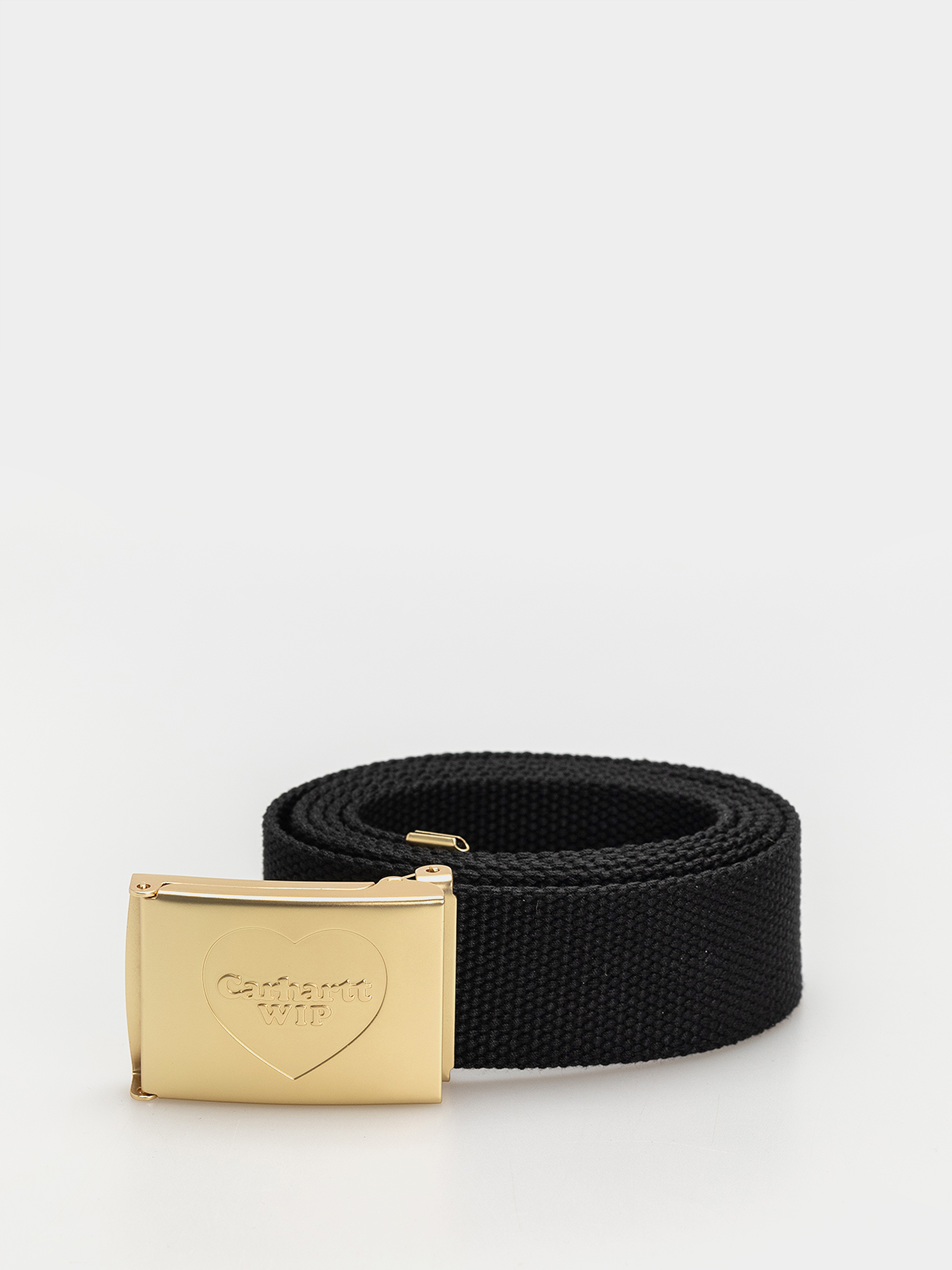 CARHARTT WIP｜ (Heart Clip Belt (I034631 00FXX)) Carhartt WIP Heart Clip Belt - black (black/gold)