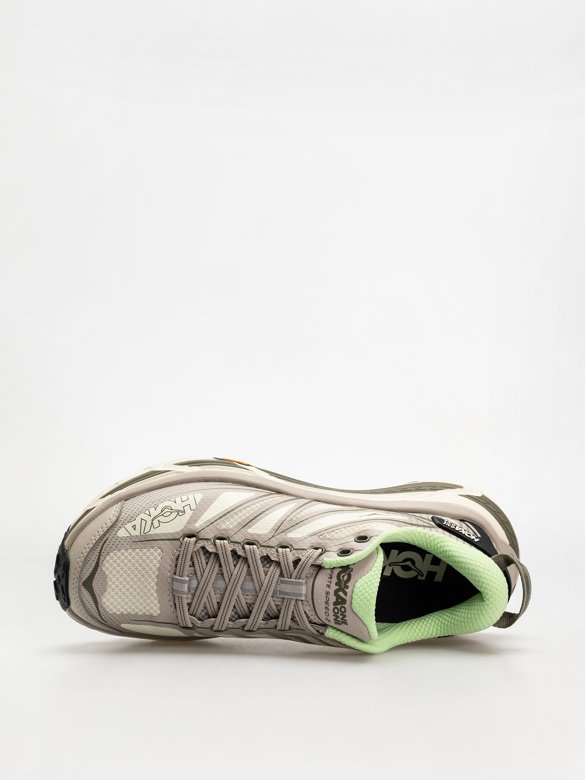 Hoka Mafate Speed 2 Schuhe (putty/eucalyptus)