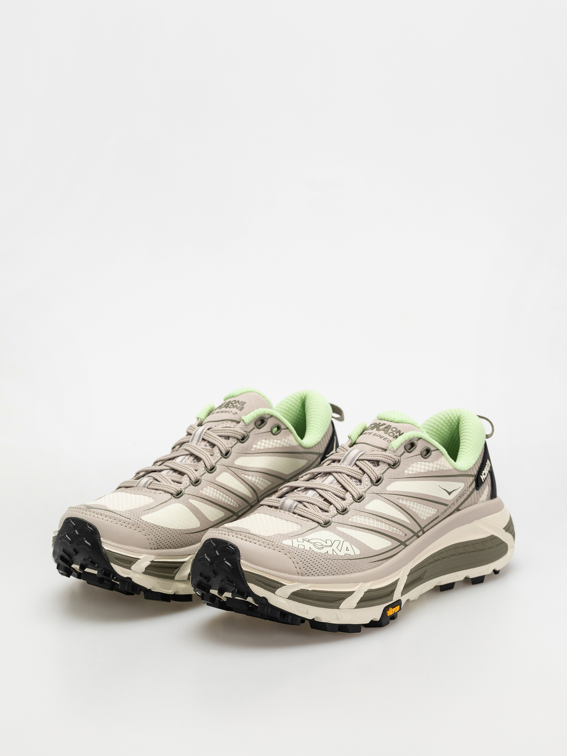 Hoka Mafate Speed 2 Shoes (putty/eucalyptus)