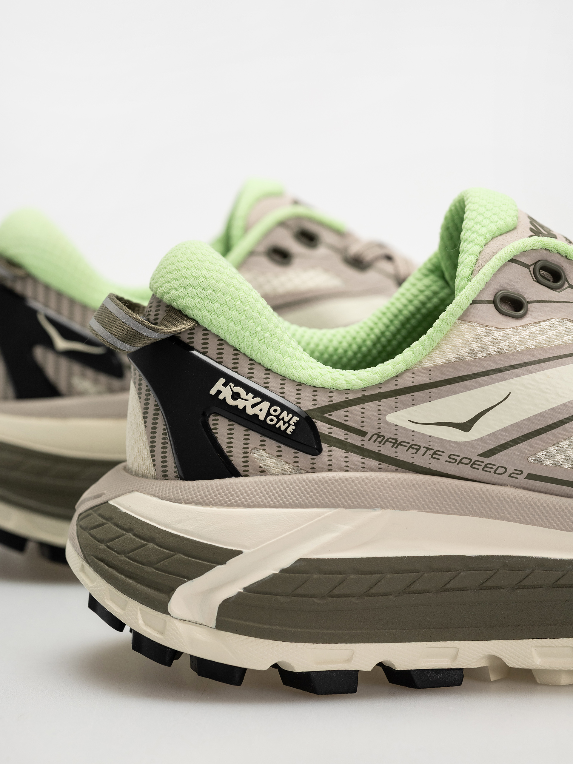 Hoka Mafate Speed 2 Shoes (putty/eucalyptus)