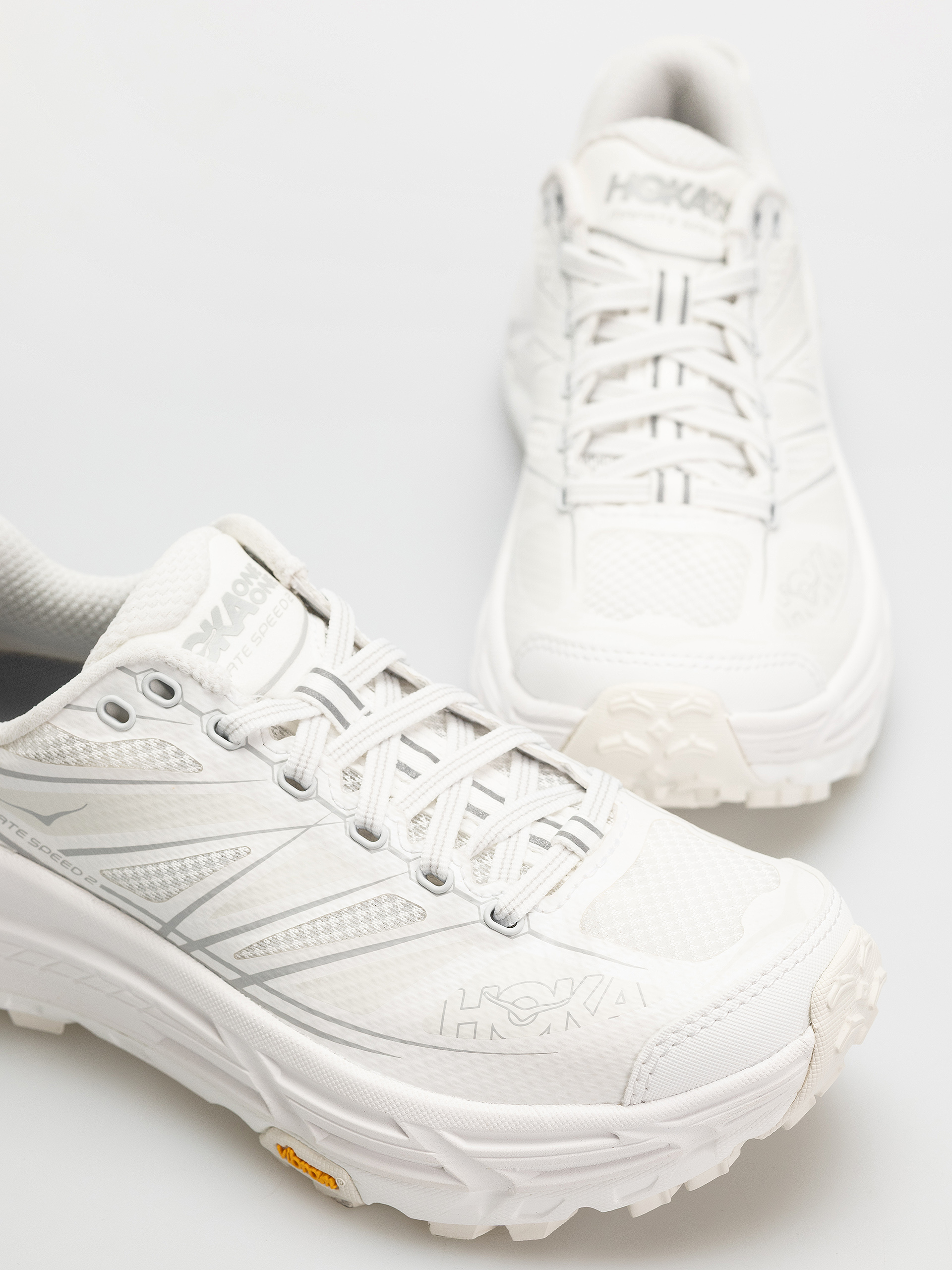 Hoka Mafate Speed 2 Shoes (white/lunar rock)