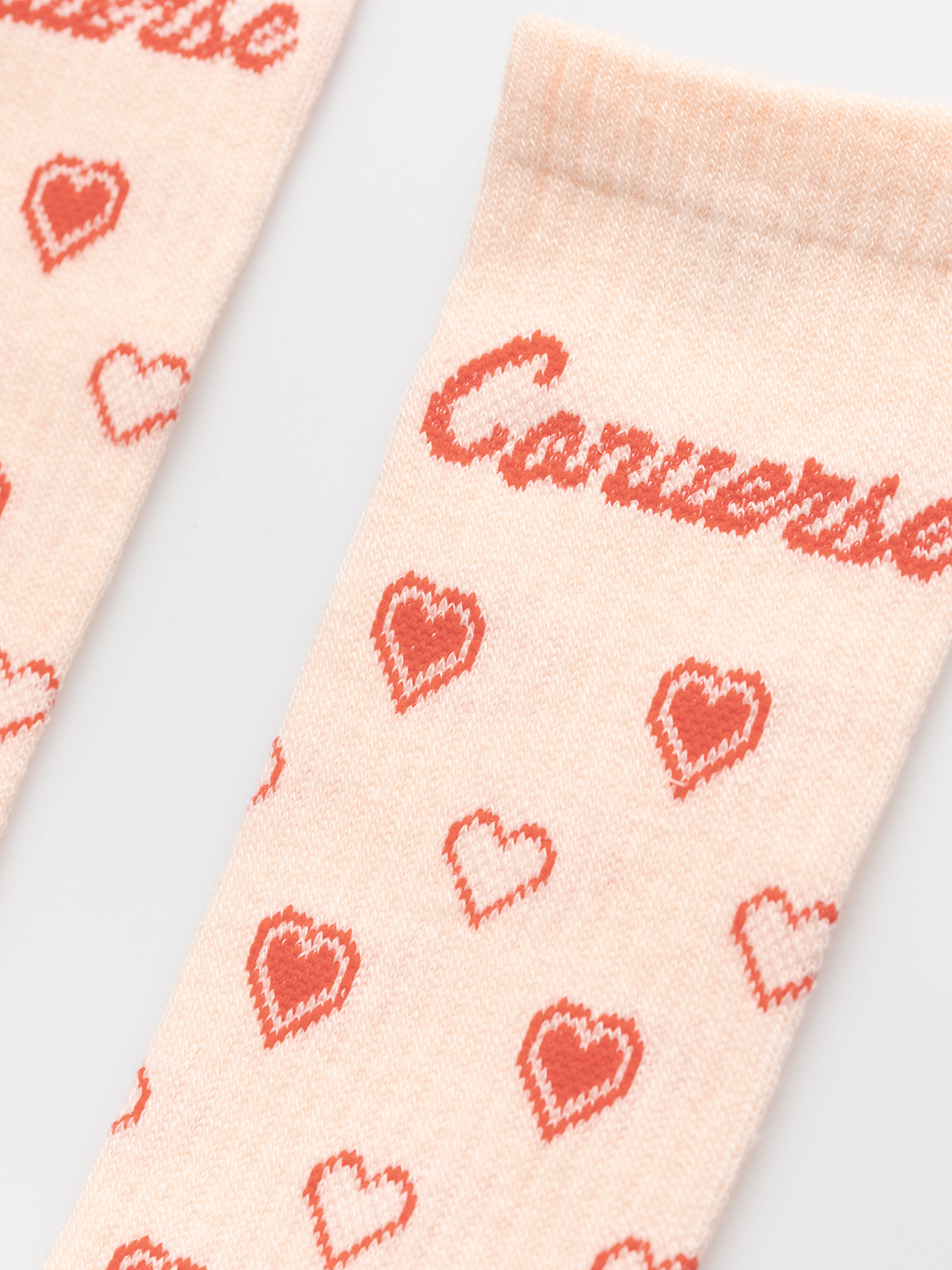 Converse Love Crew Flat Knit Wmn Socken (pale petal)