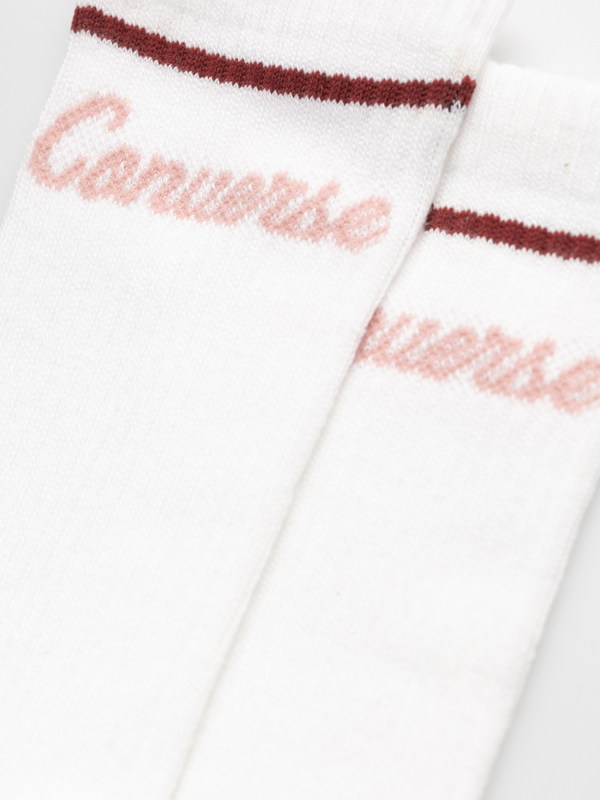 Converse Stars Retro Logo Crew 2Pk Wmn Socks (white/horizon pink)