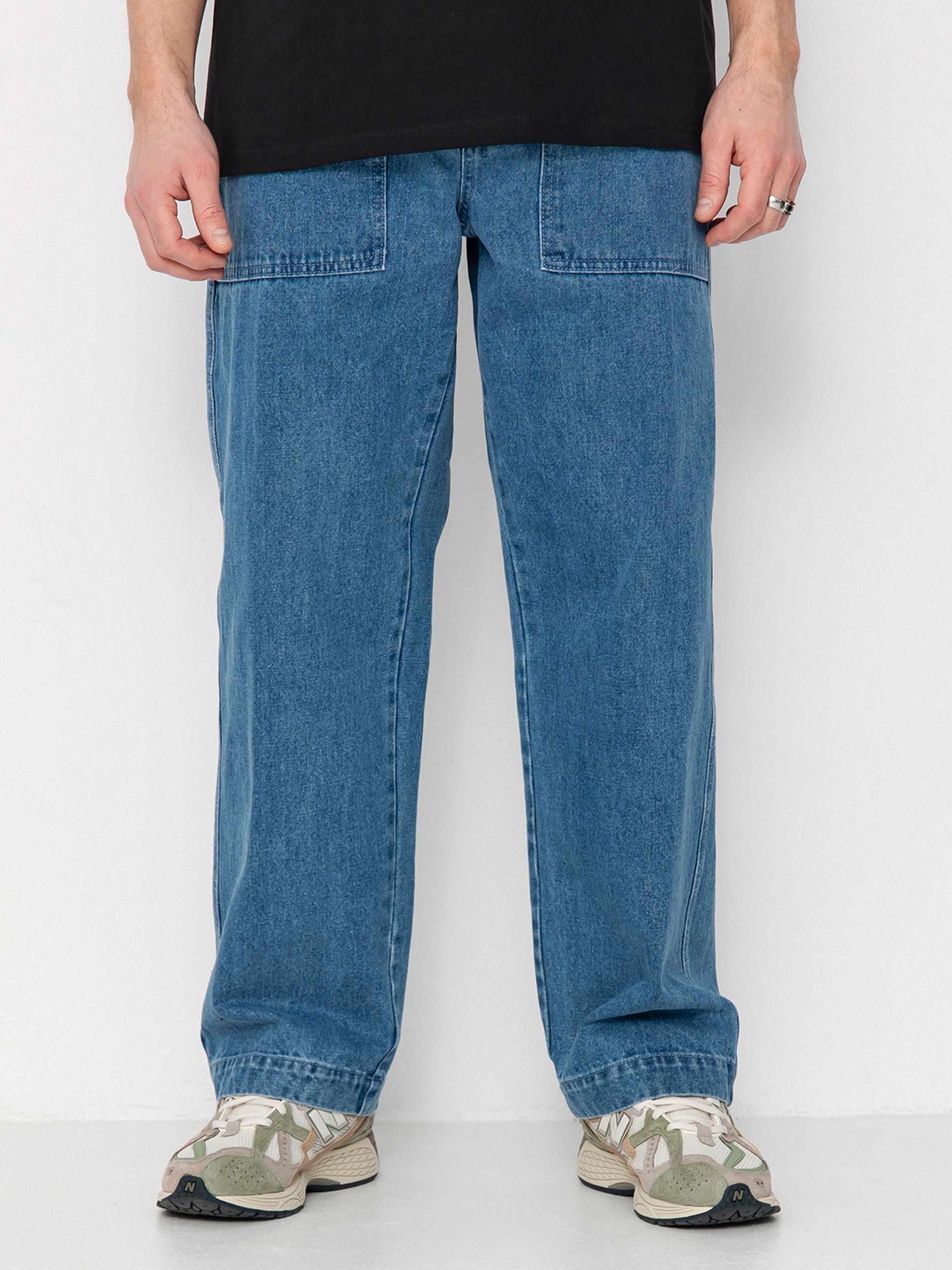 OBEY Big Timer Utility Denim Pants - blue (light indigo)