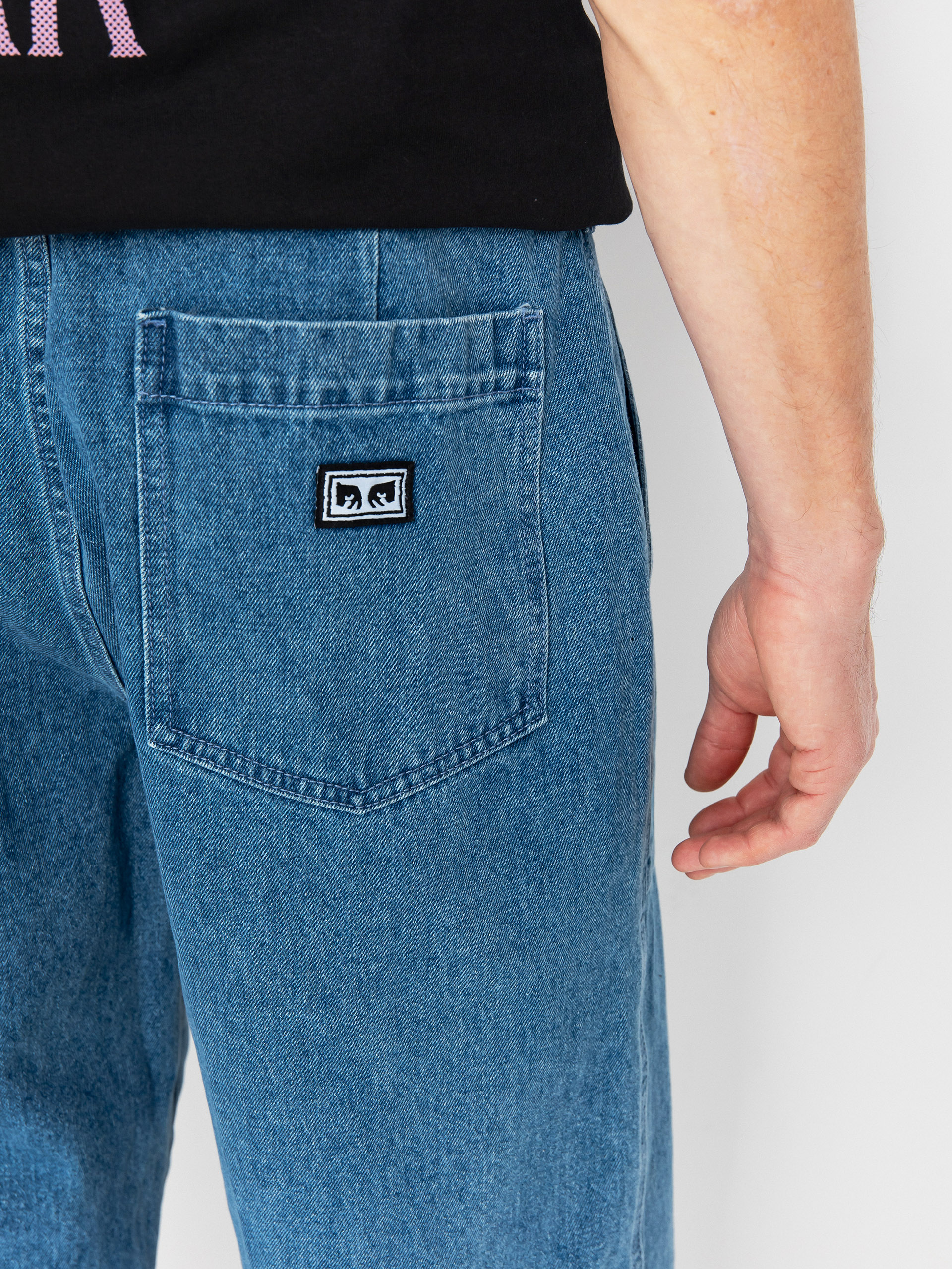 OBEY Big Timer Utility Denim Hose (light indigo)