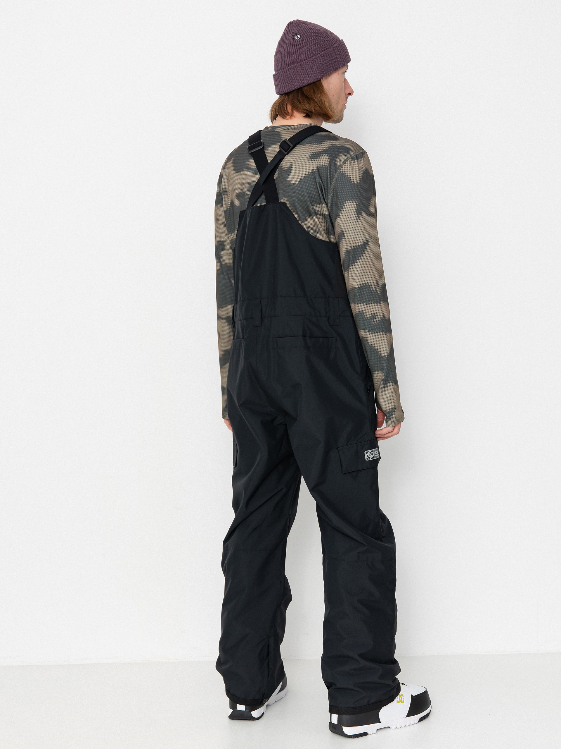 Mens DC Docile Bib Snowboard pants (black)