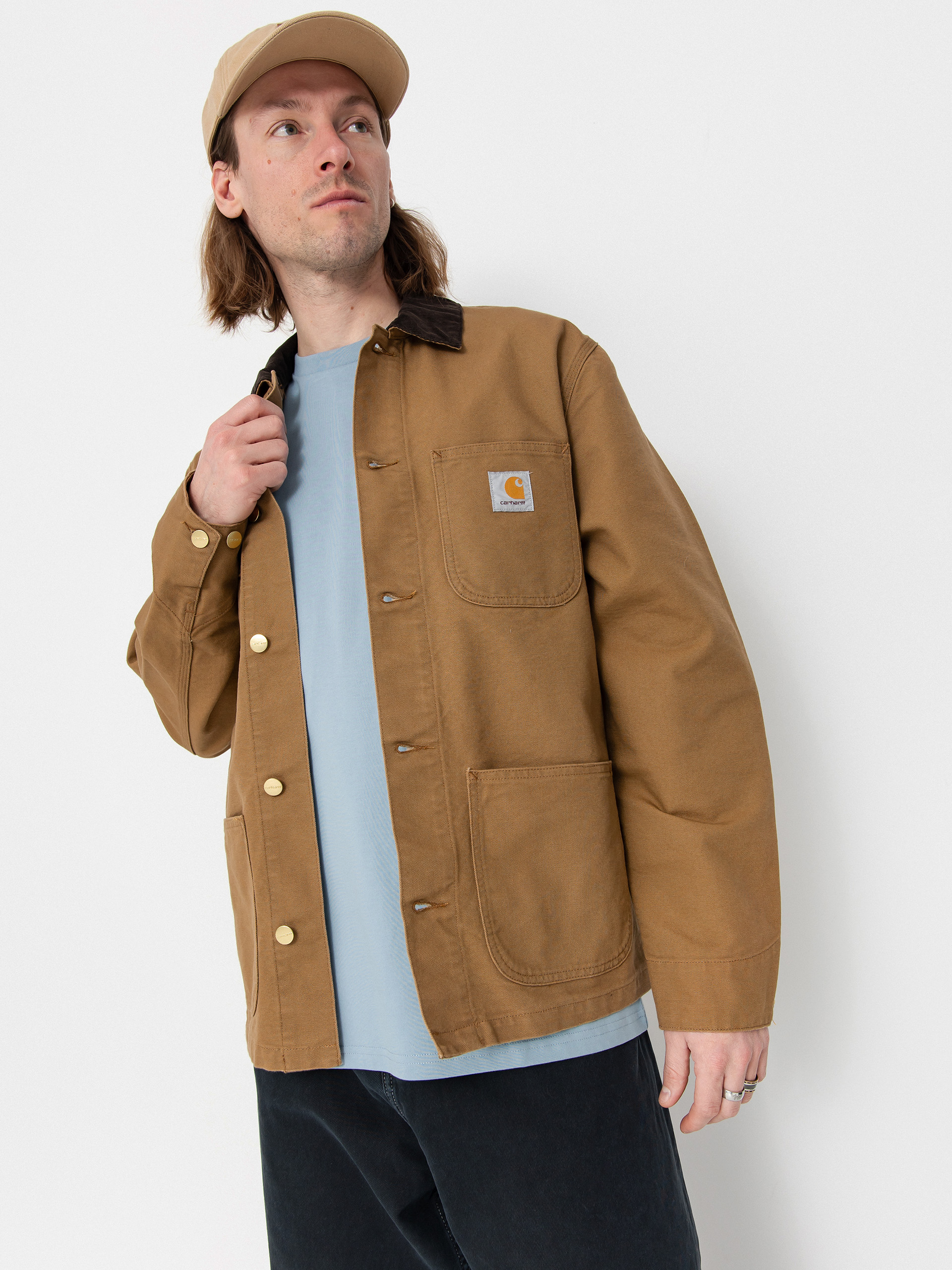 Carhartt WIP Michigan Coat Jacke (hamilton brown/tobacco)