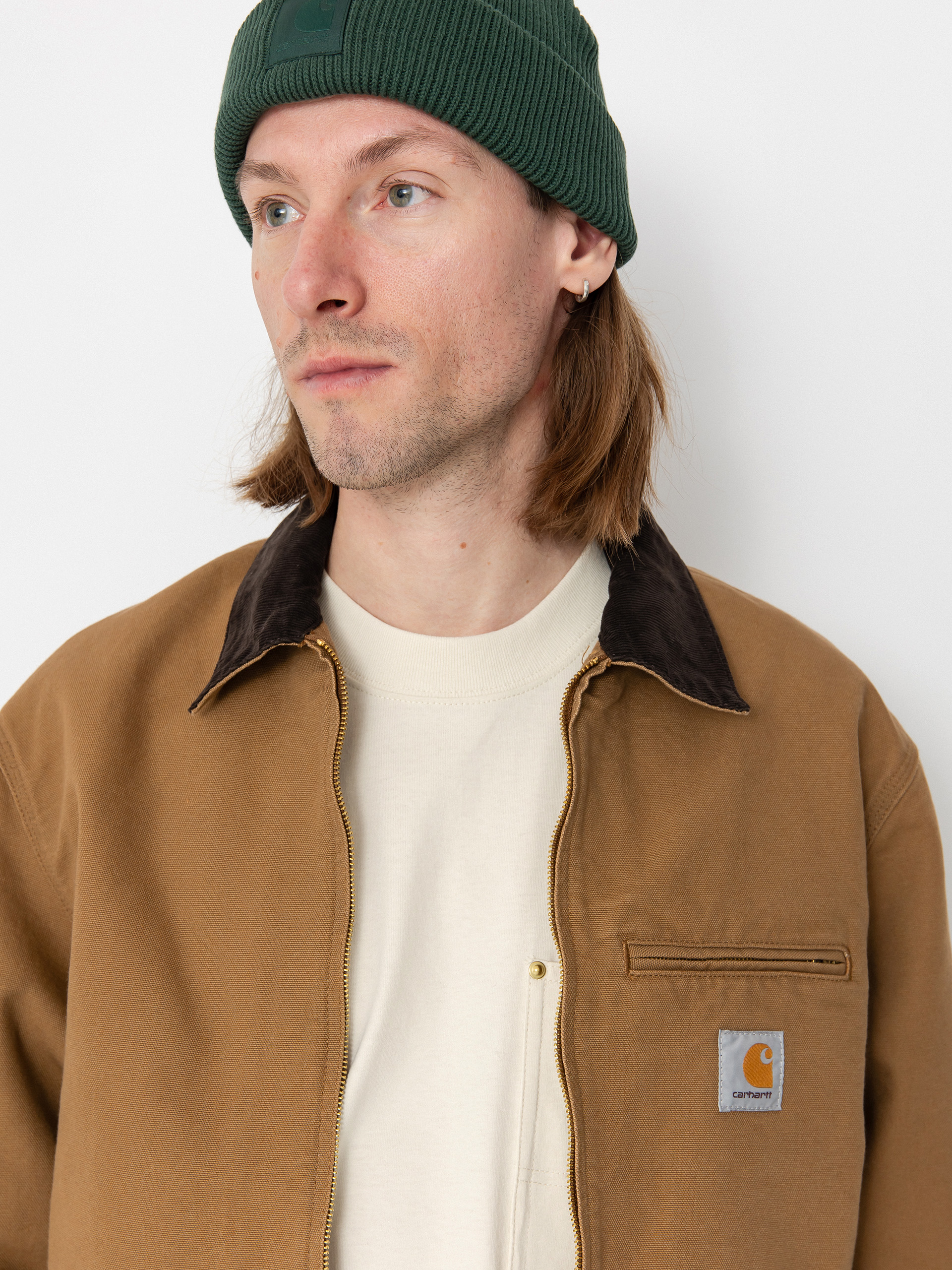 ジャケット・アウター DETROIT JACKET - HamiltonBrown / Tobacco Carhartt WIP Detroit Jacket (Summer), Hamilton Brown