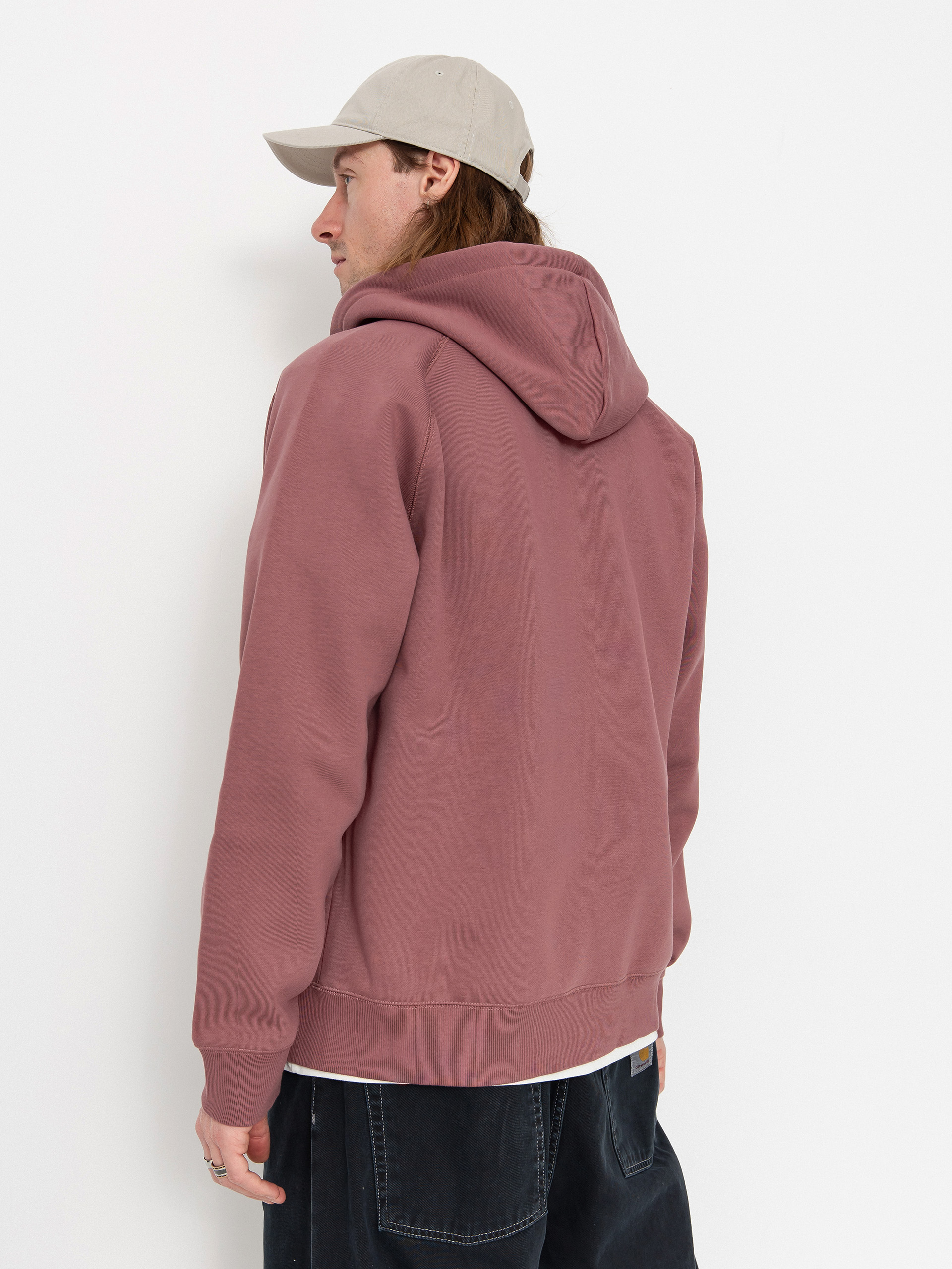 Carhartt WIP Chase ZHD Hoodie (dusky pink/gold)