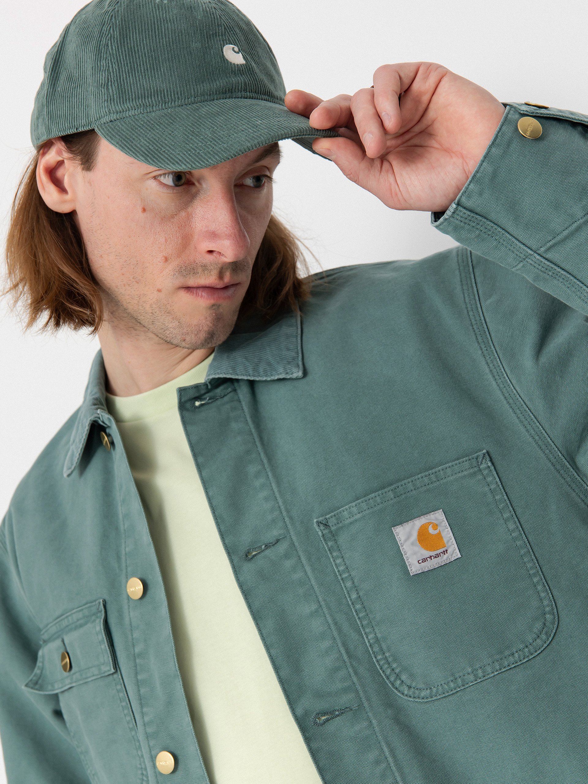 Carhartt MICHIGAN COAT グリーン　Mサイズ Carhartt WIP cotton jacket Michigan Coat green color I015261