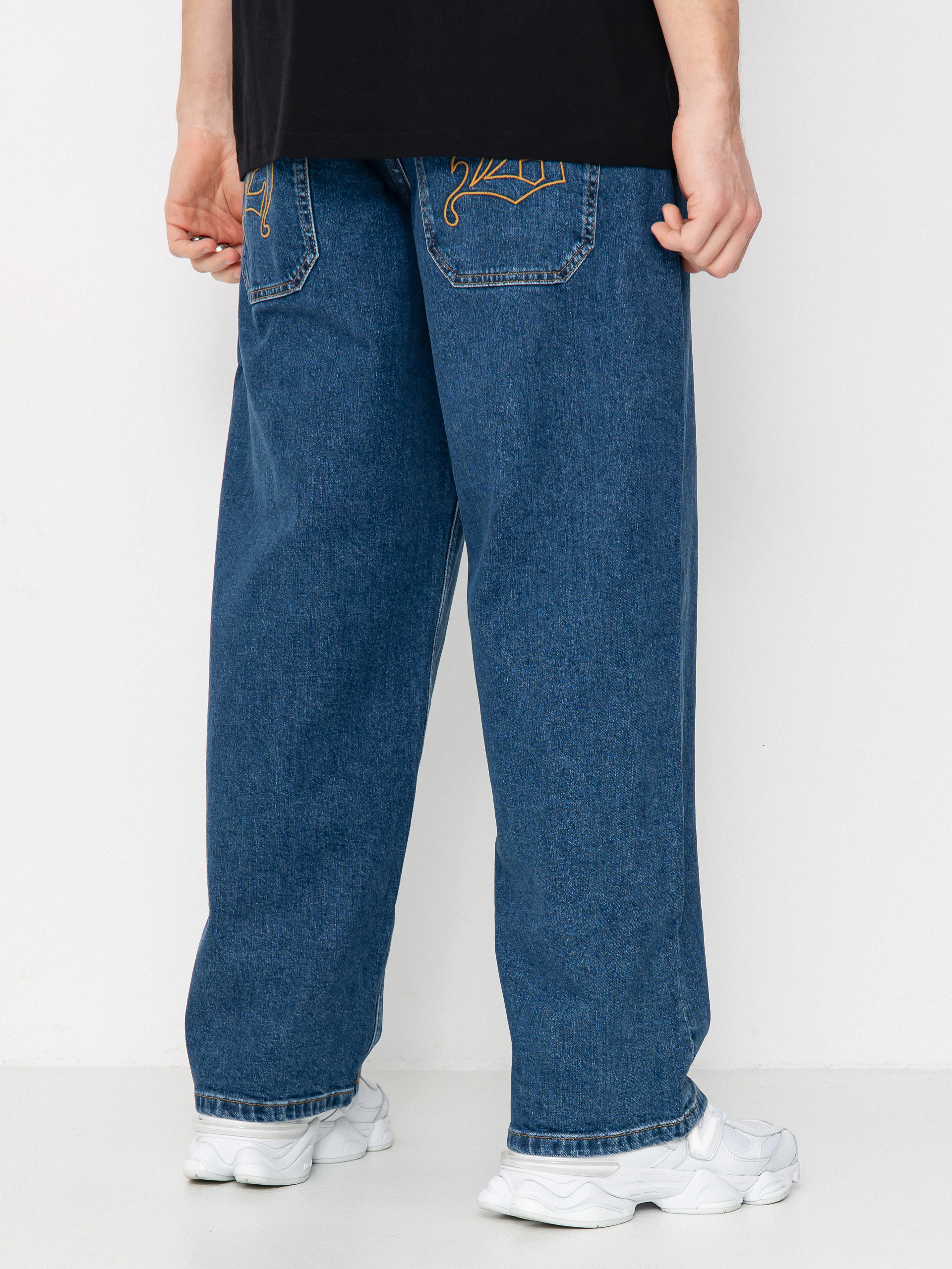 Homeboy X Tra Monster Gothic Denim Pants (washed blue)