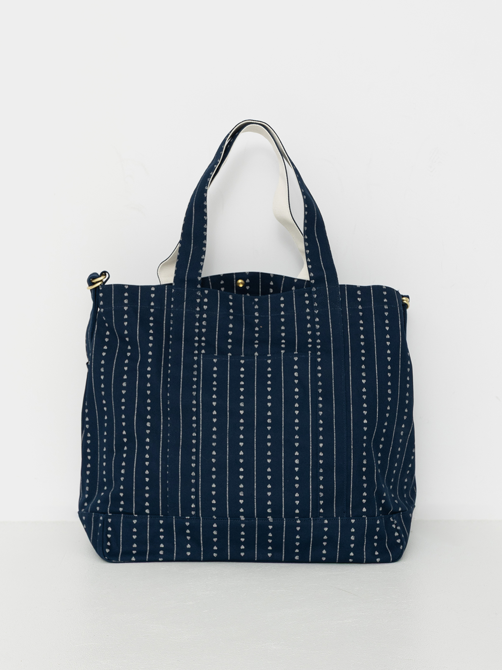 Carhartt WIP Drewe Tote Tasche (heart c pinstripe/ink/natural)
