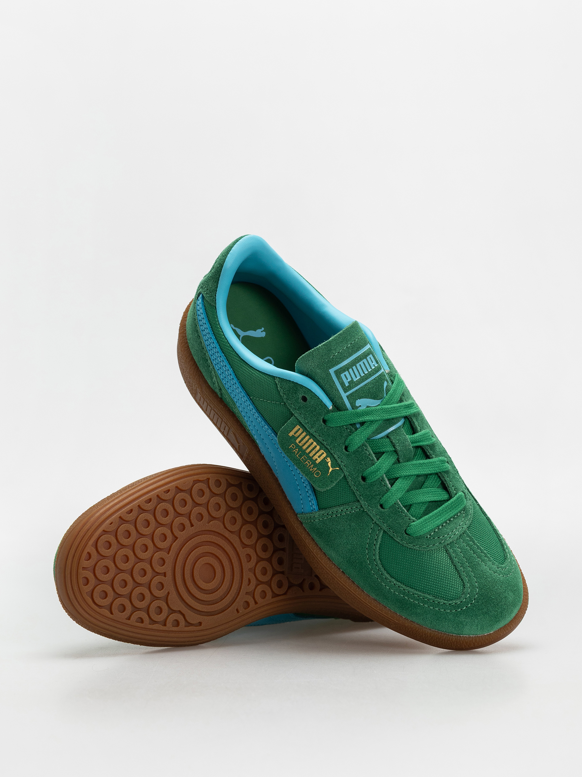 Puma Palermo Vintage Update Schuhe (archive green bright aqua)