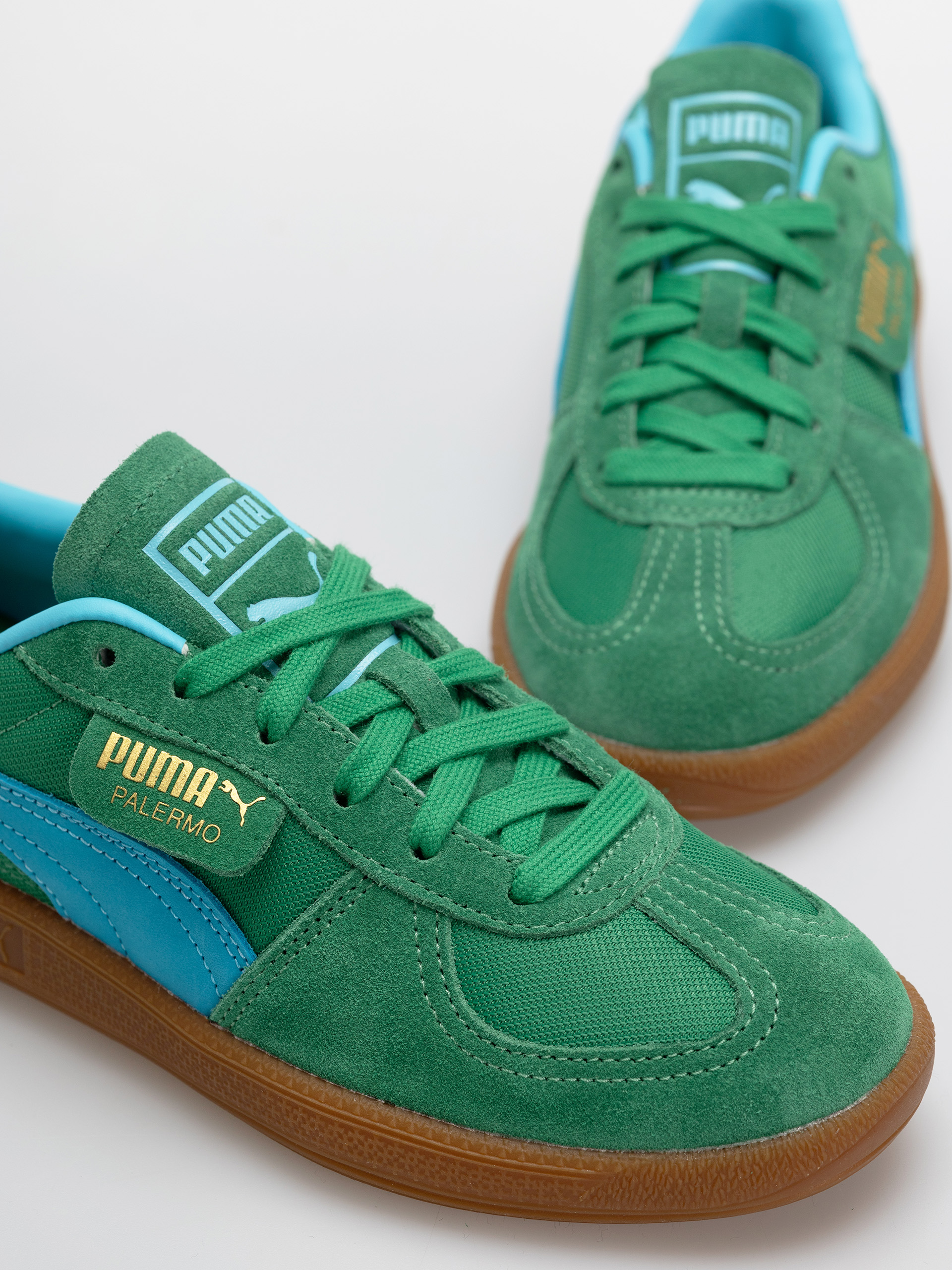 Puma Palermo Vintage Update Schuhe (archive green bright aqua)