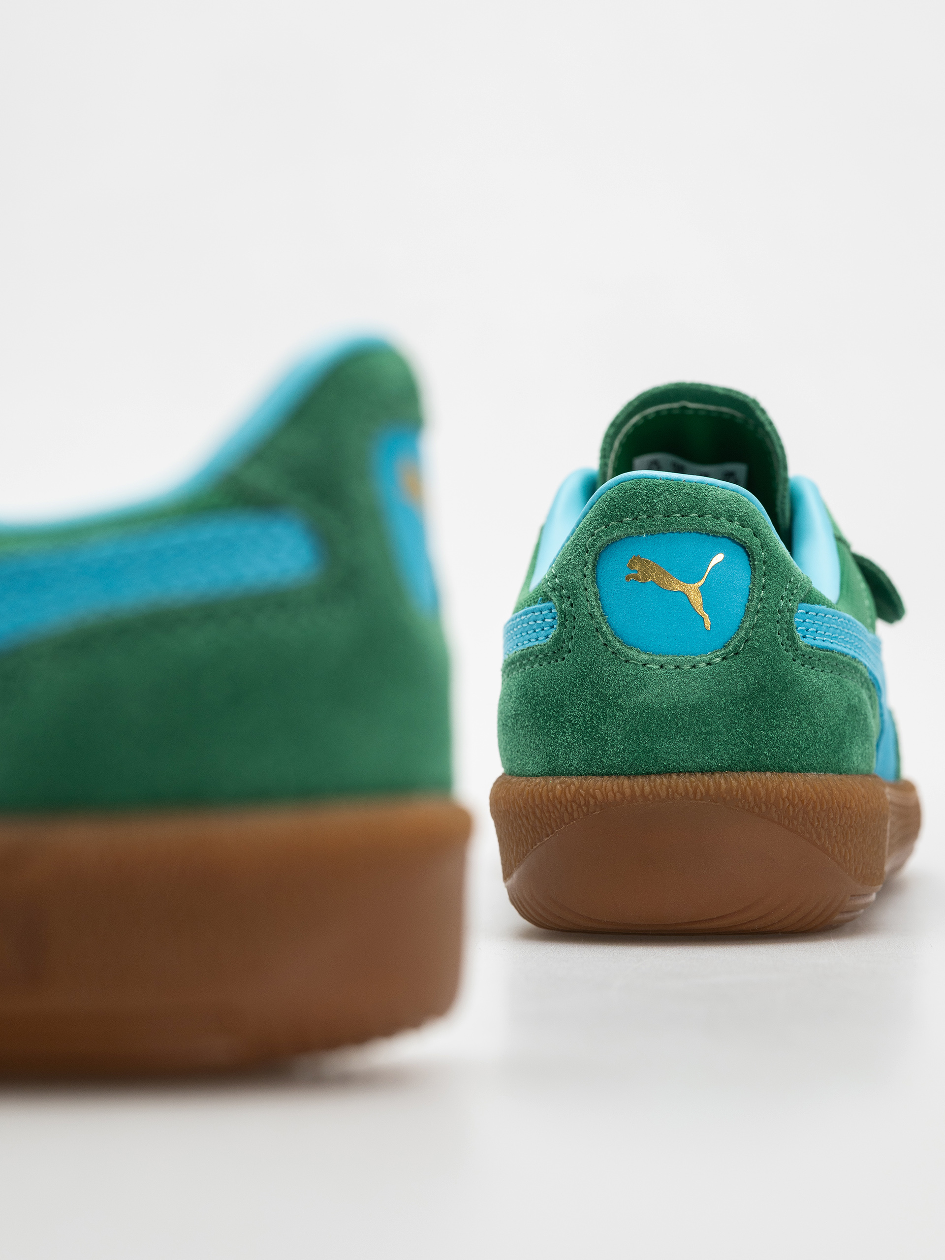Puma Palermo Vintage Update Shoes (archive green bright aqua)
