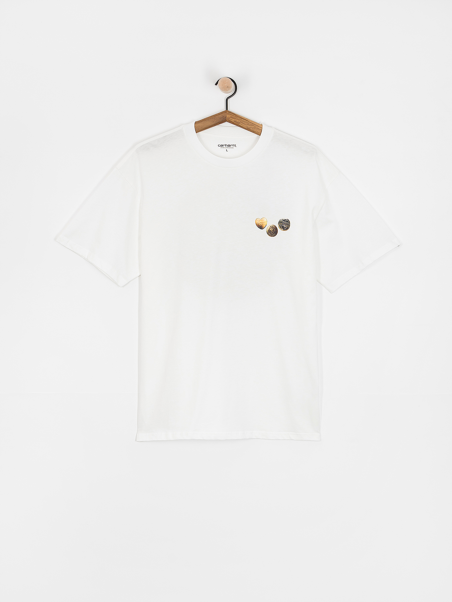 Carhartt WIP T-Shirt Button (white)