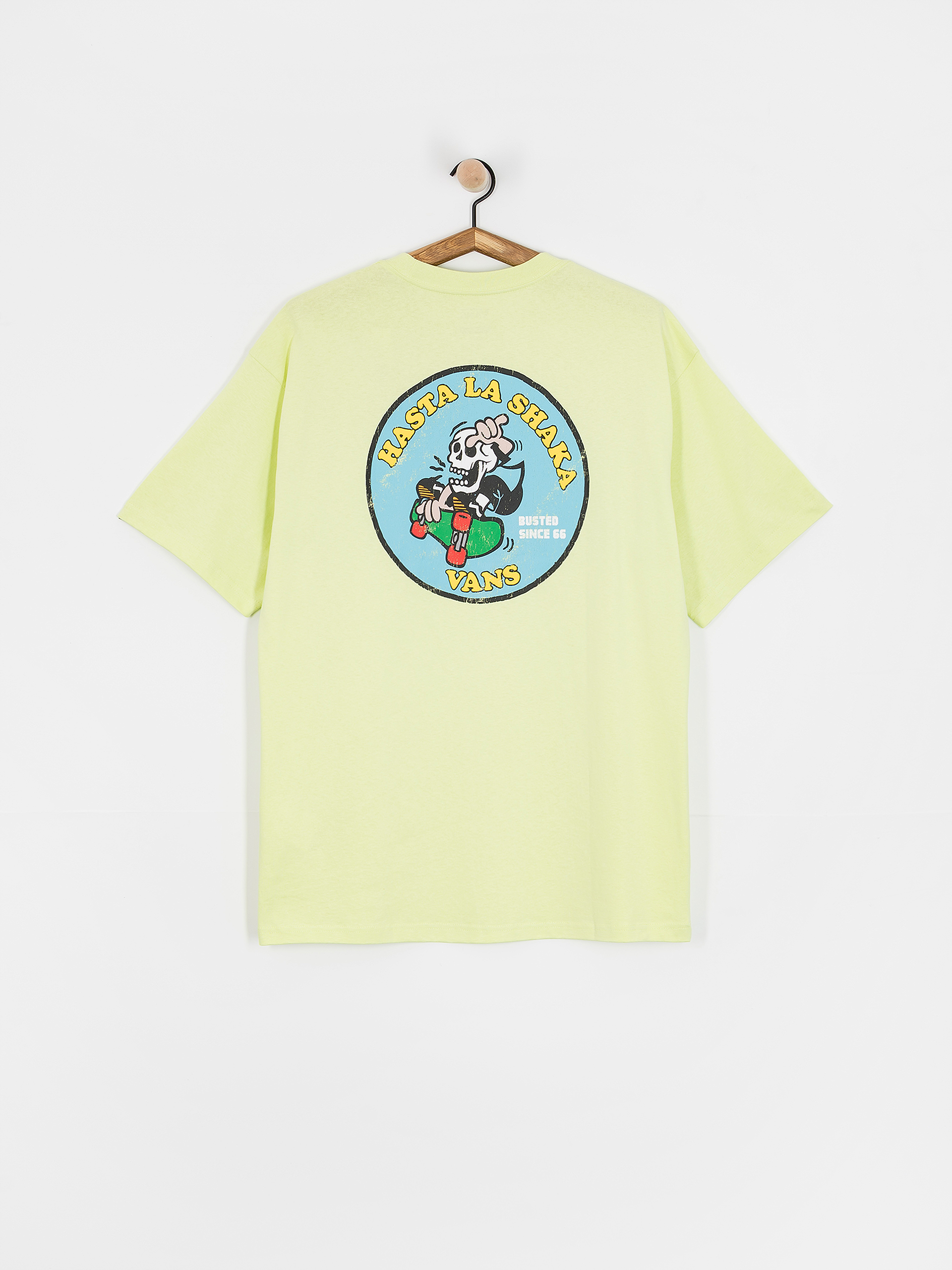 Vans Skull La Shaka Loose T-Shirt - yellow (shadow lime)