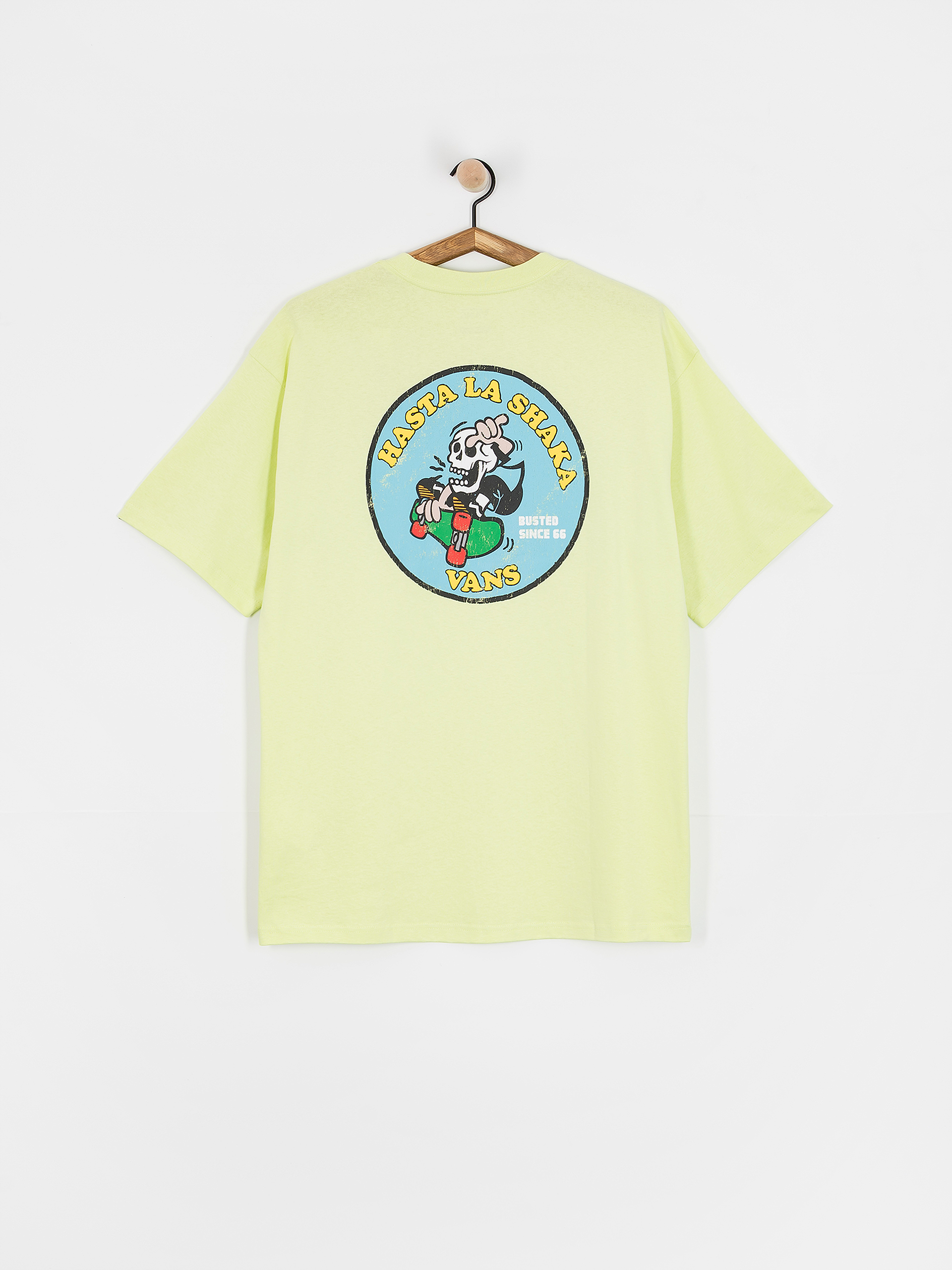 Vans Skull La Shaka Loose T-Shirt (shadow lime)