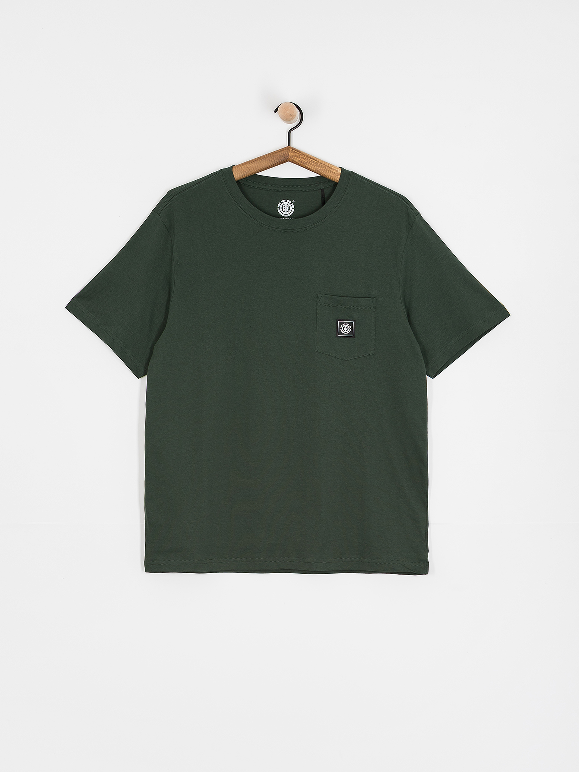 Element T-Shirt Basic Pocket Label - green (deep forest)