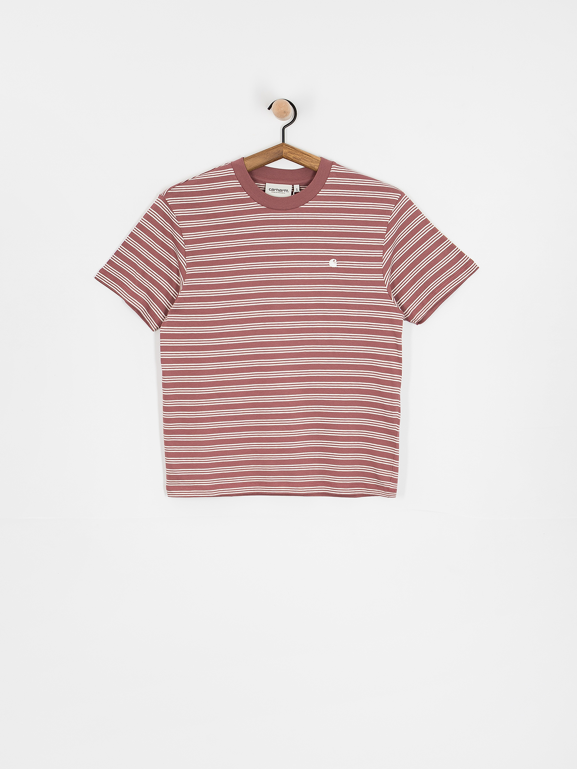 Carhartt WIP Sydney Wmn T-Shirt (sydney stripe/dusky pink)