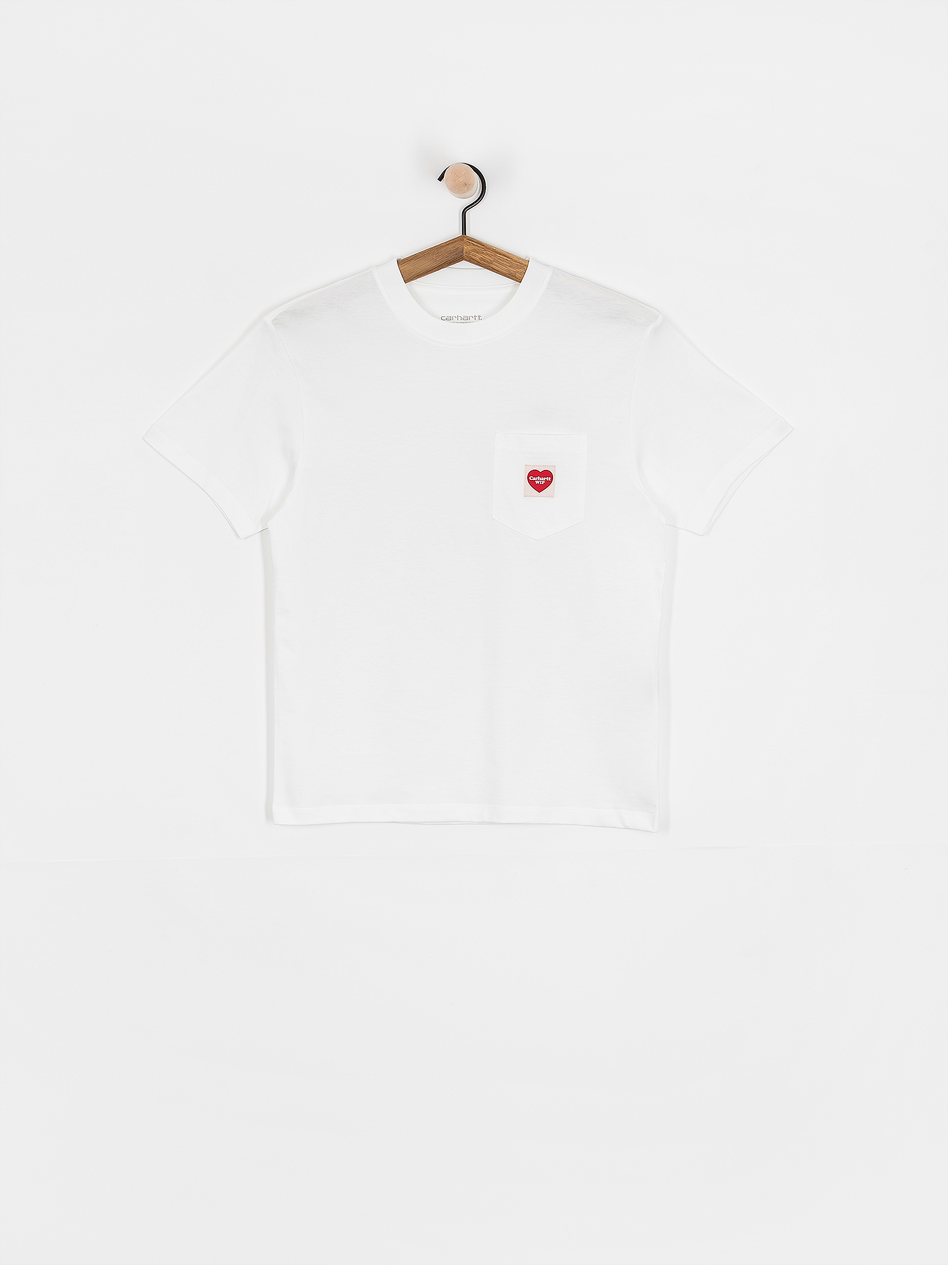 Carhartt WIP Pocket Heart Wmn T-Shirt (white/red)