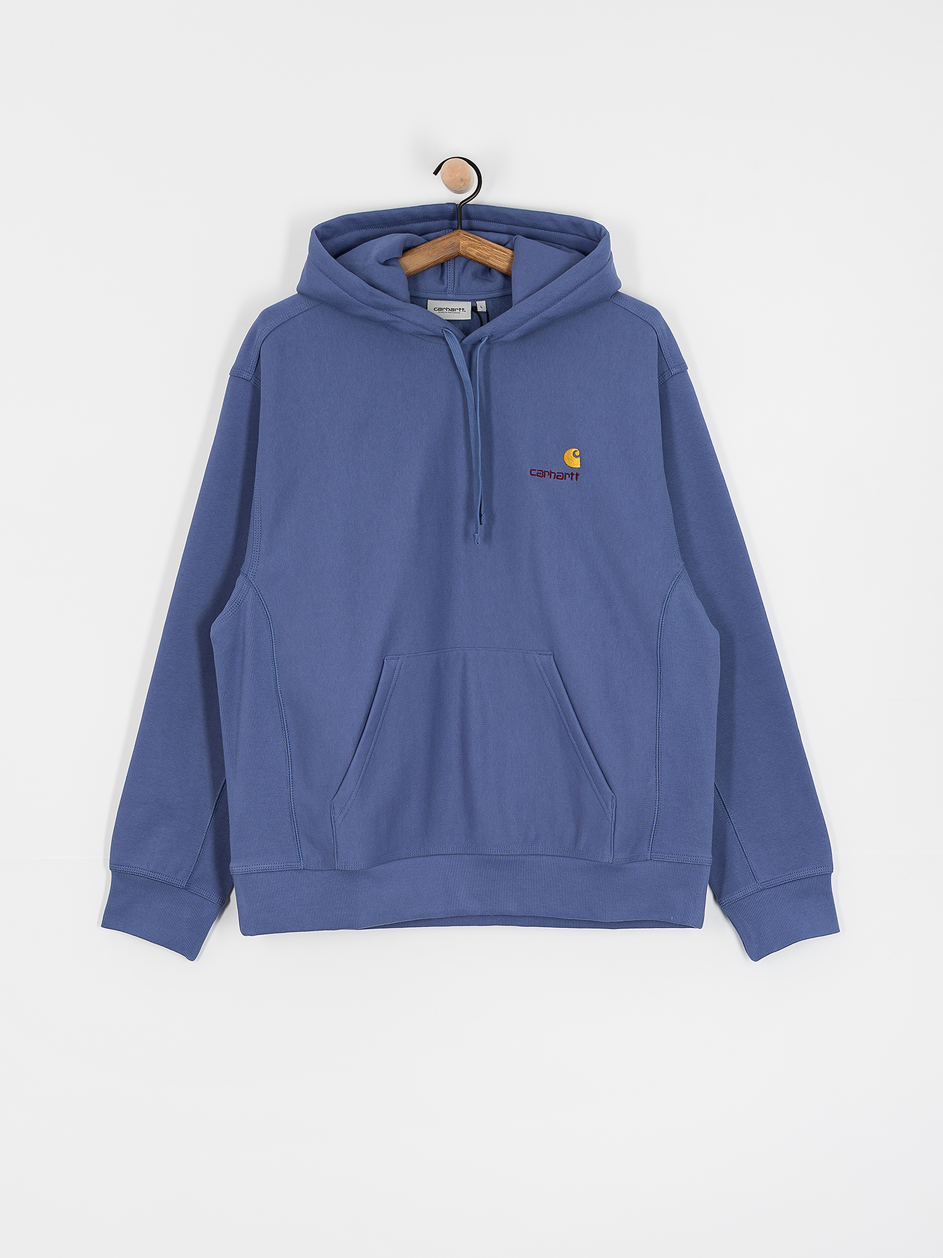 Carhartt WIP American Script HD Hoodie (blue iris)