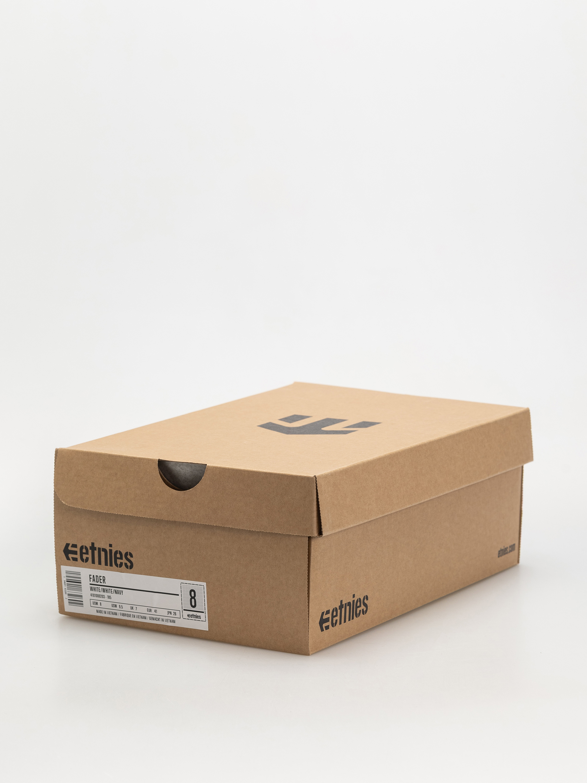 Etnies Fader Shoes (white/white/navy)