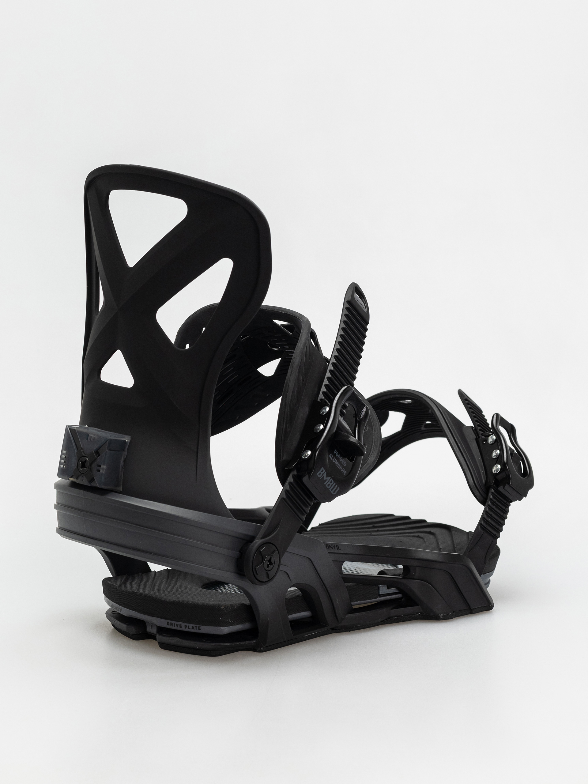 Mens Bent Metal Anvil Snowboard bindings (black/grey)