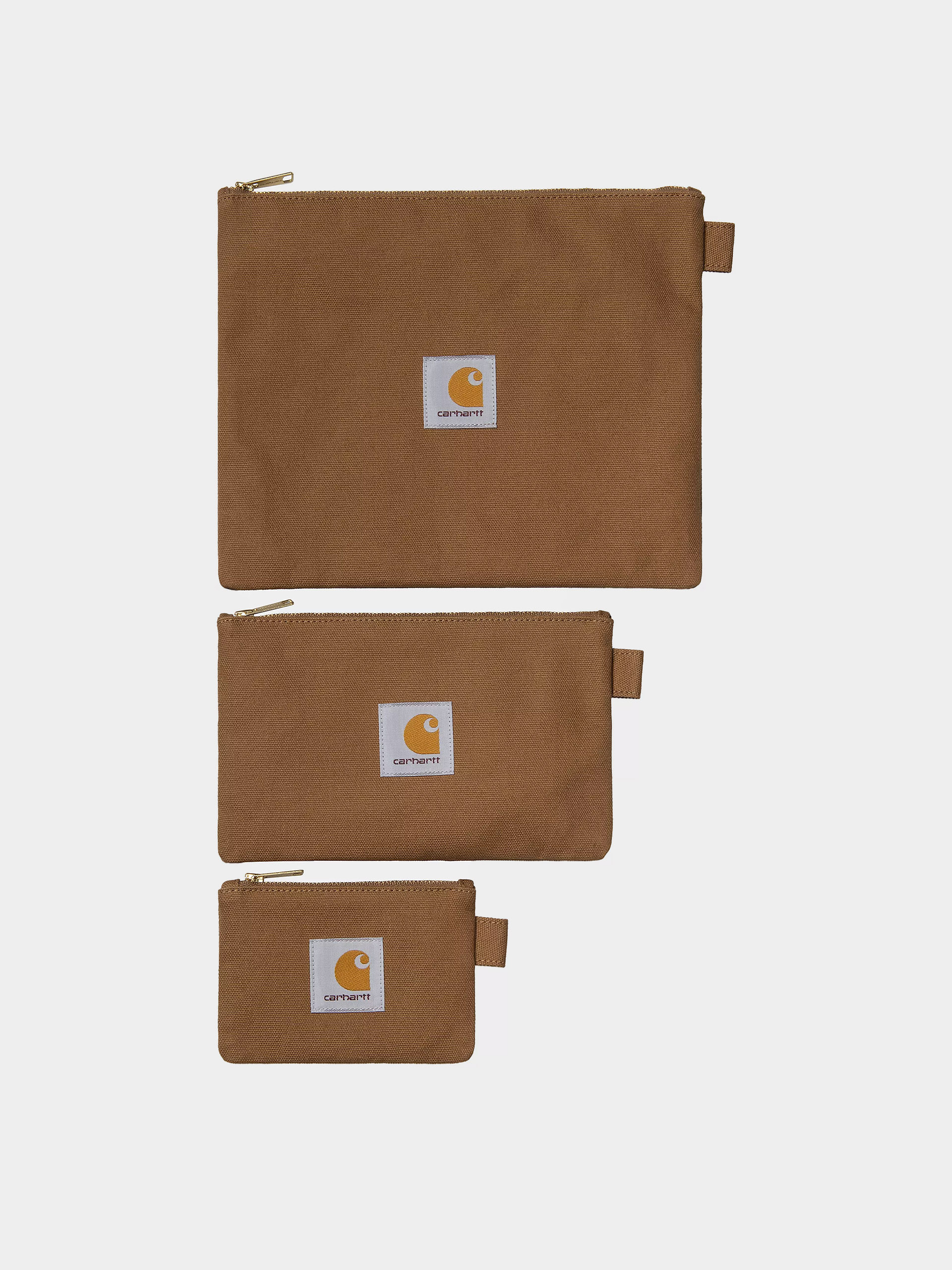 Carhartt WIP Pozostałe Canvas Pouch Set (hamilton brown)