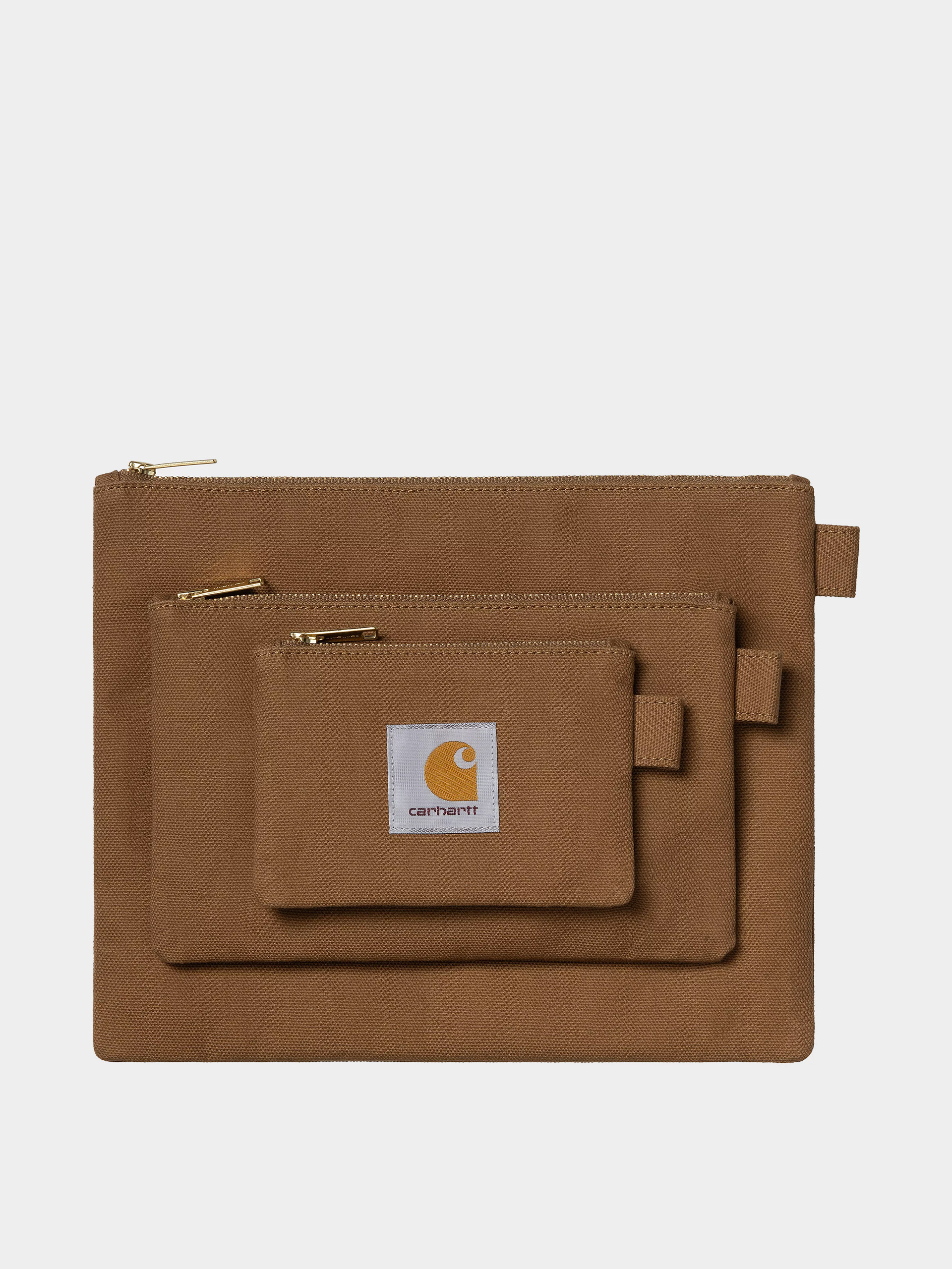 Carhartt WIP Pozostałe Canvas Pouch Set (hamilton brown)