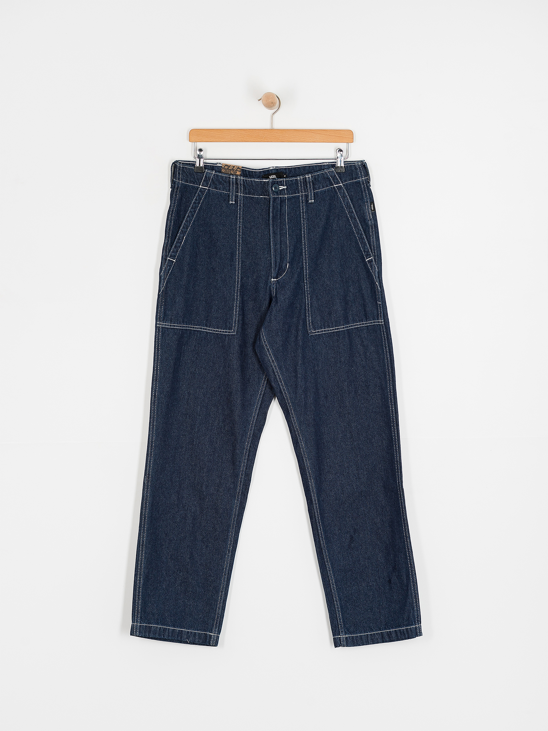 Vans Fatigue Loose Tapered Denim Hose (dark denim)