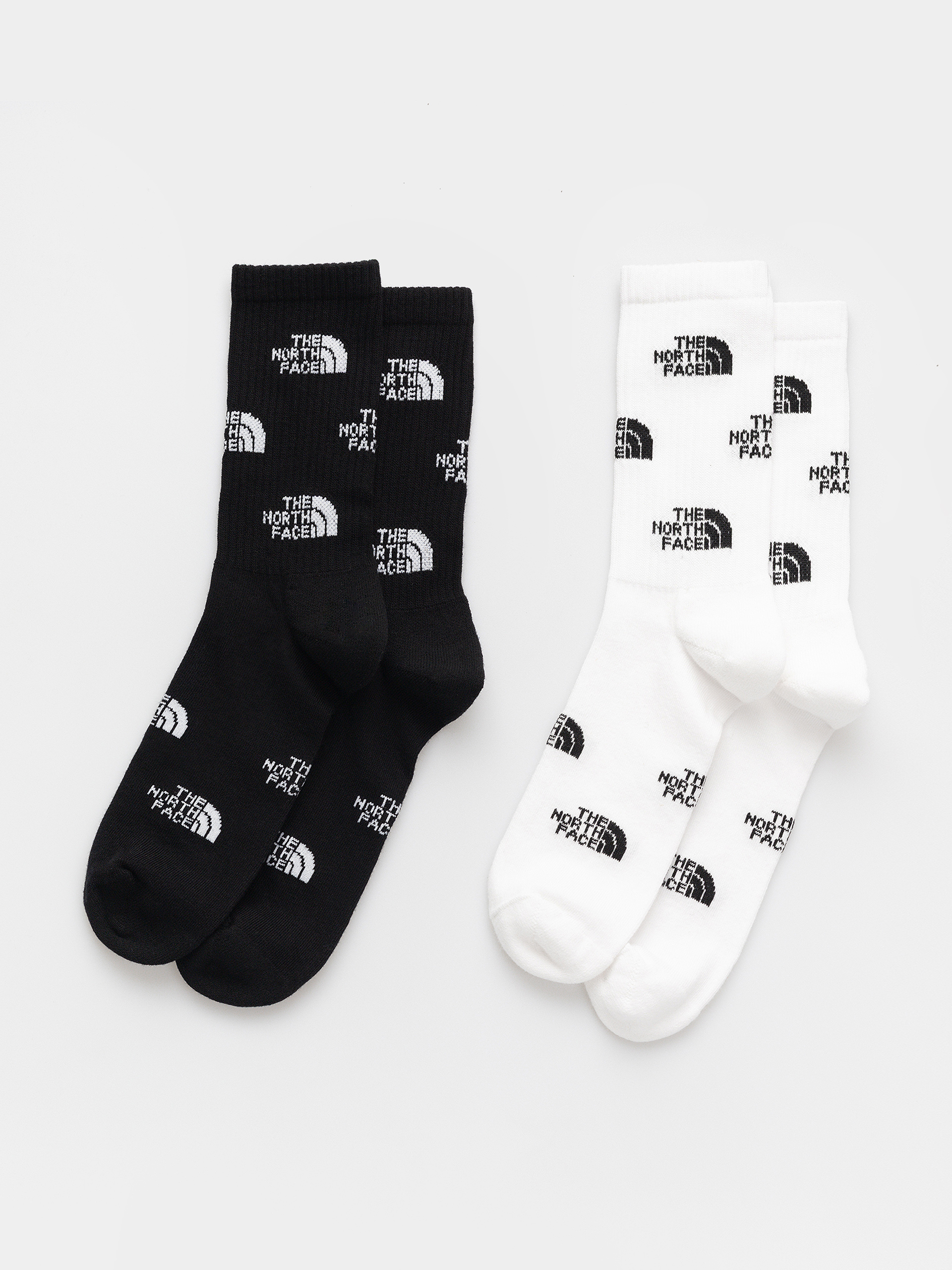 The North Face Everyday Crew Logo 2P Socken (tnf black/tnf white)