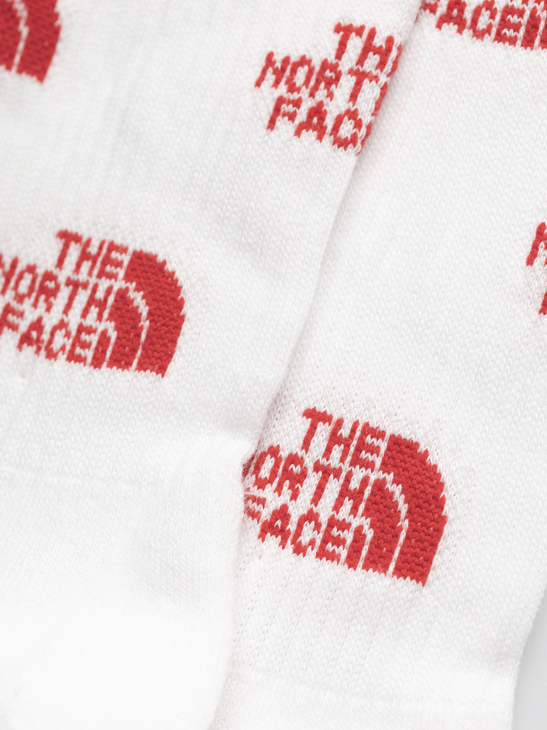 The North Face Everyday Crew Logo 2P Socken (tnf whte/tnf red/tnf black)