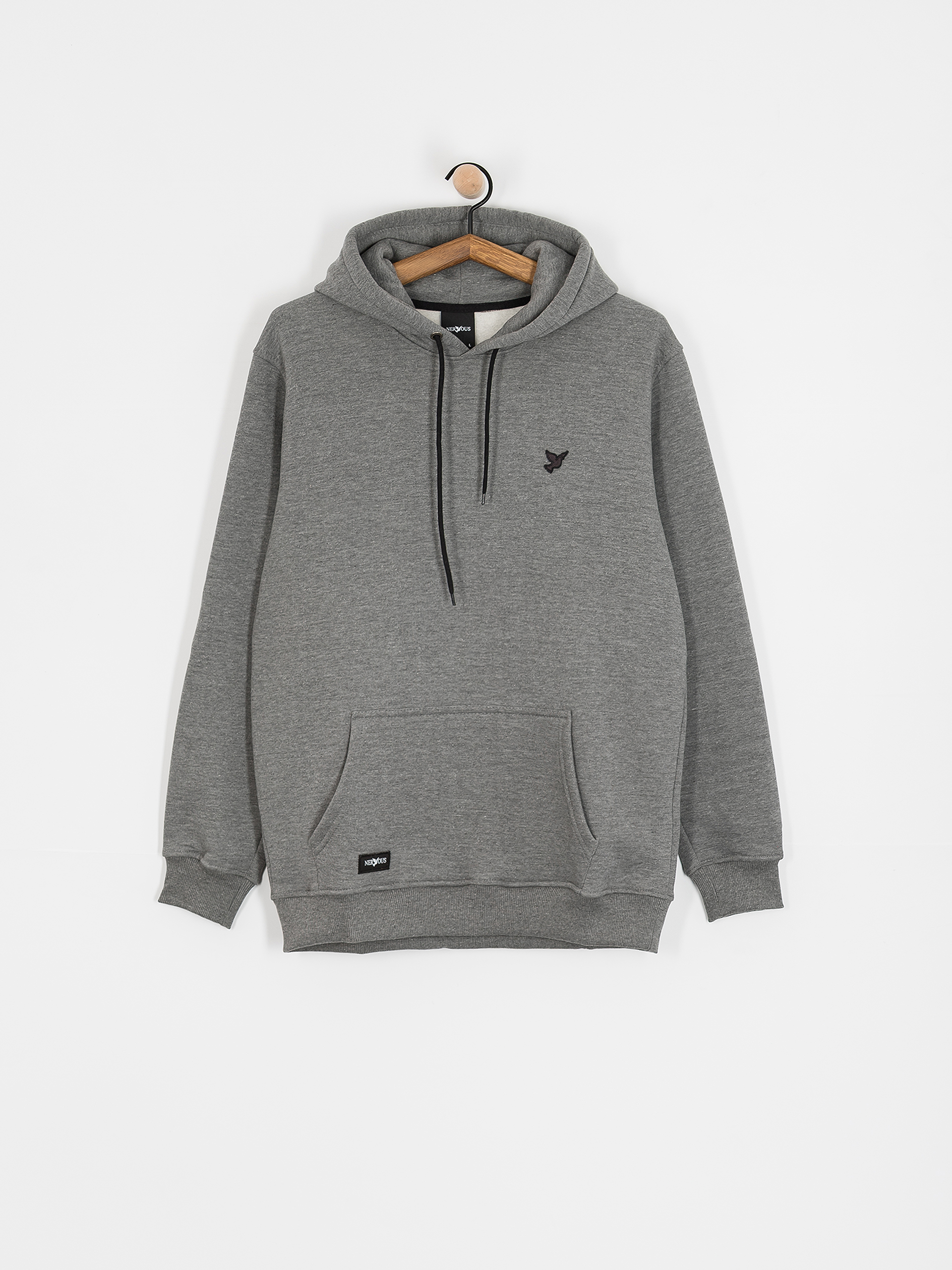 Nervous Icon HD Hoodie (light heather)