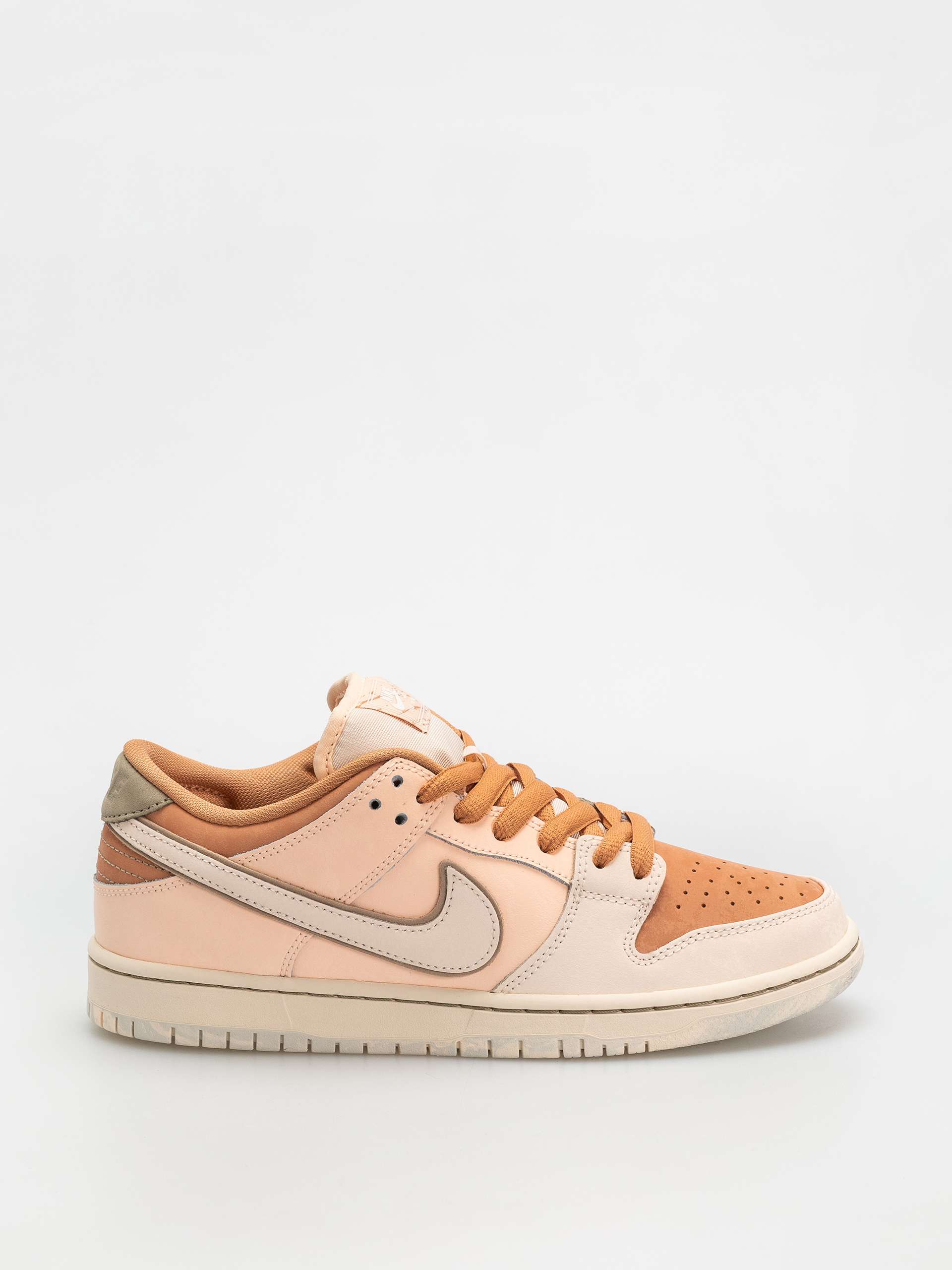 Nike SB Dunk Low Pro Prm Schuhe (amber brown/guava ice crimson tint hemp)