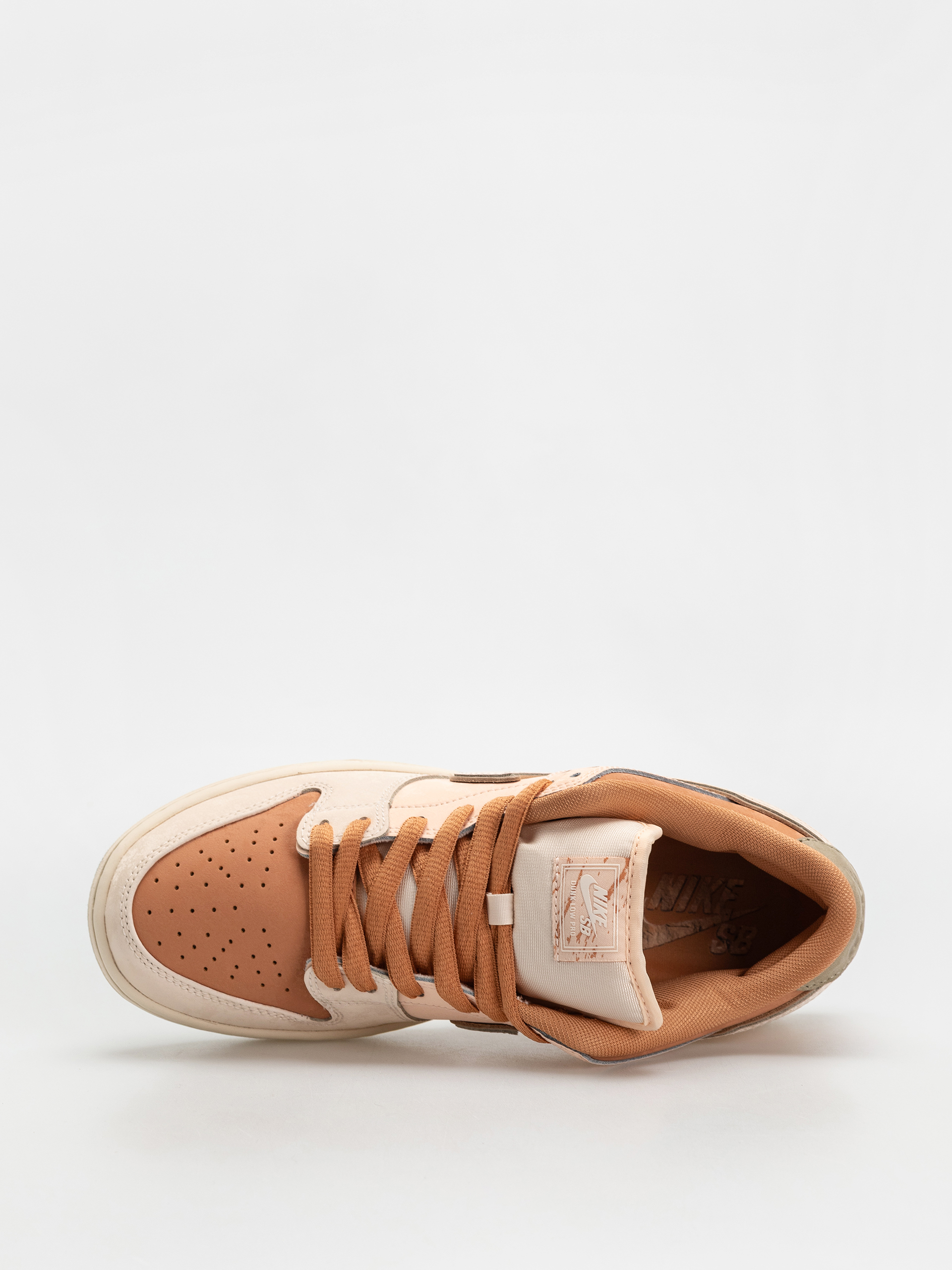Nike SB Dunk Low Pro Prm Schuhe (amber brown/guava ice crimson tint hemp)