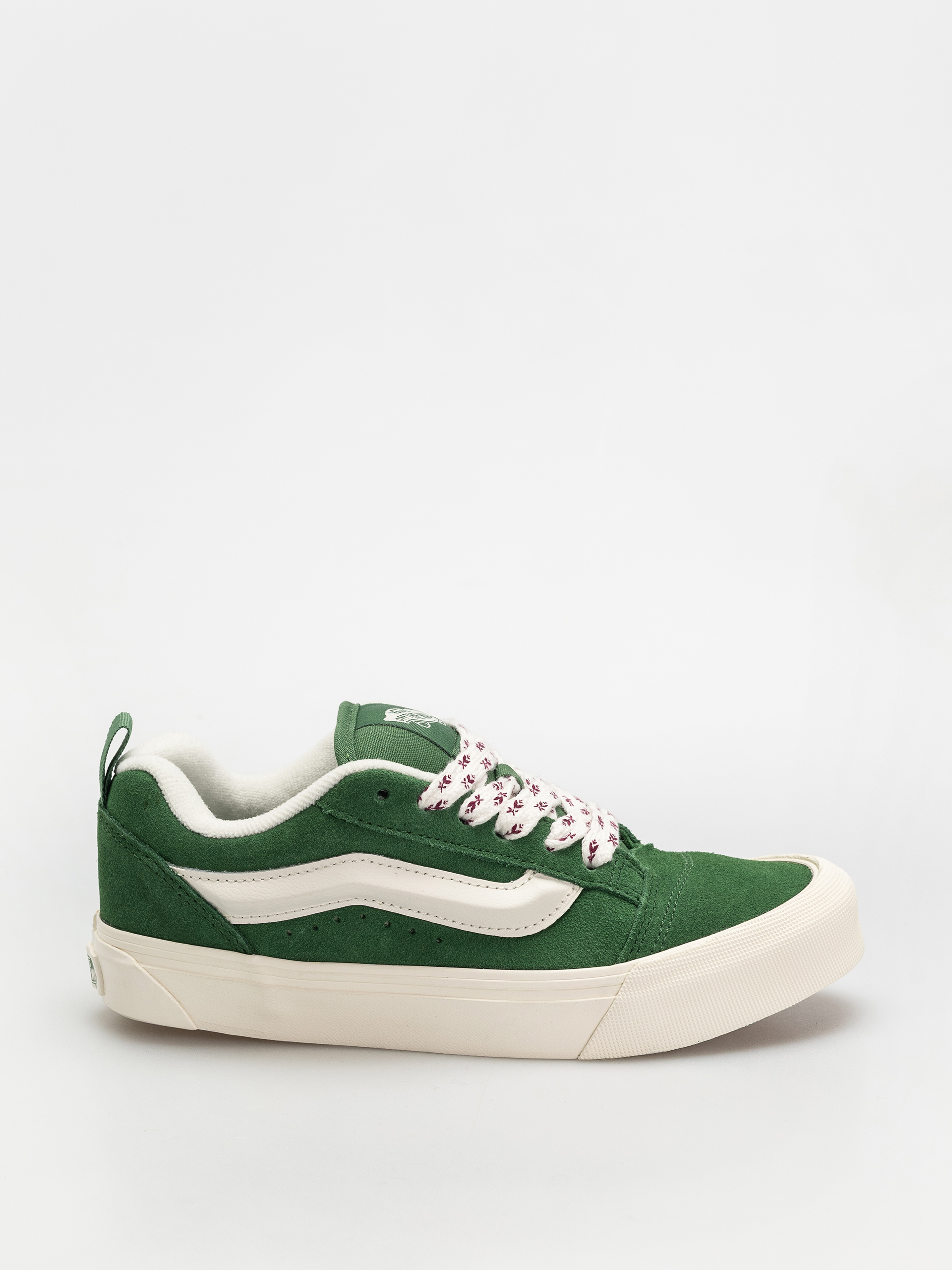 Vans Knu Skool Shoes green (floral laces fairway)