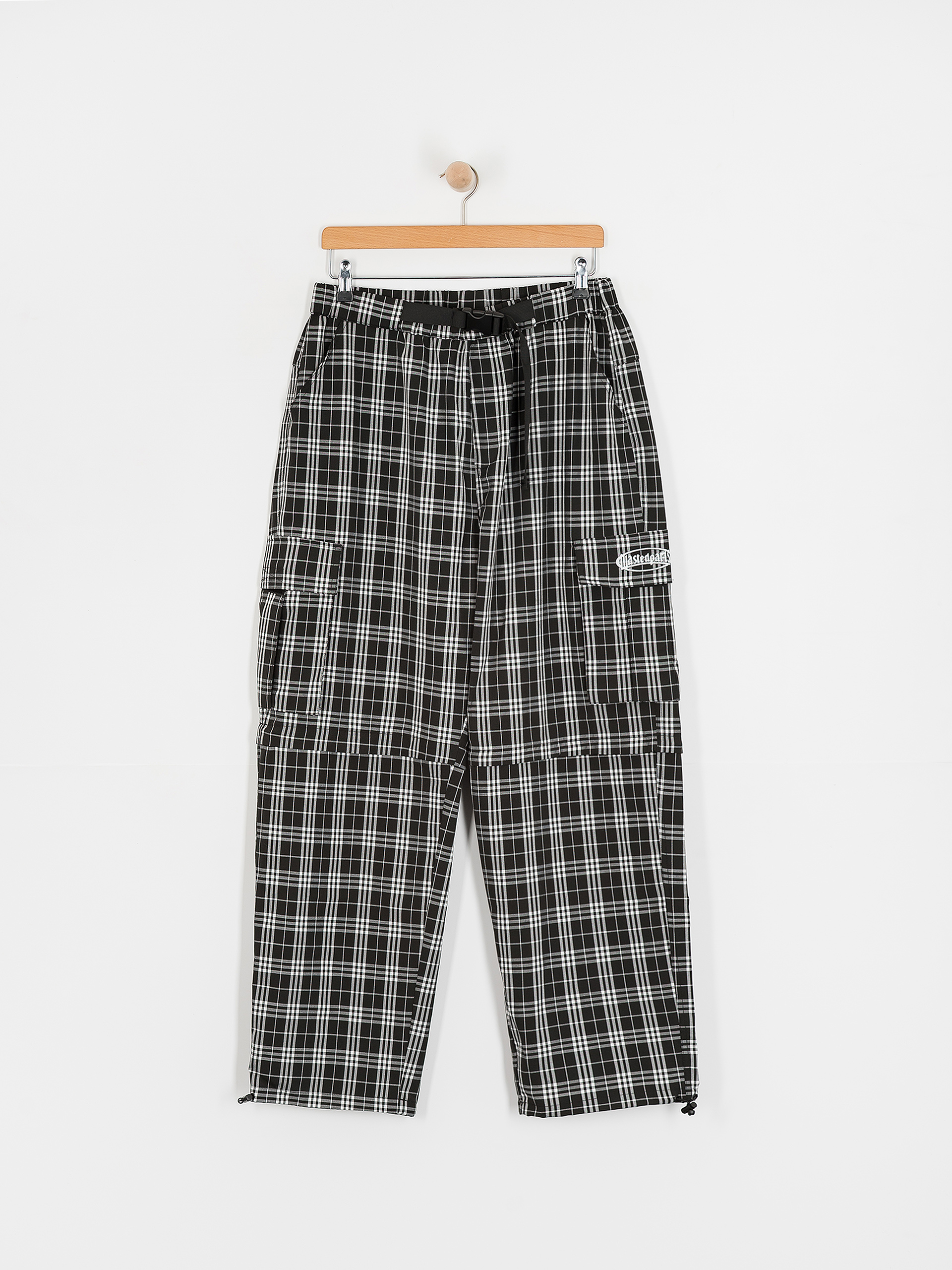 Wasted Paris Yard Tartan Hunter Hose (black/white)