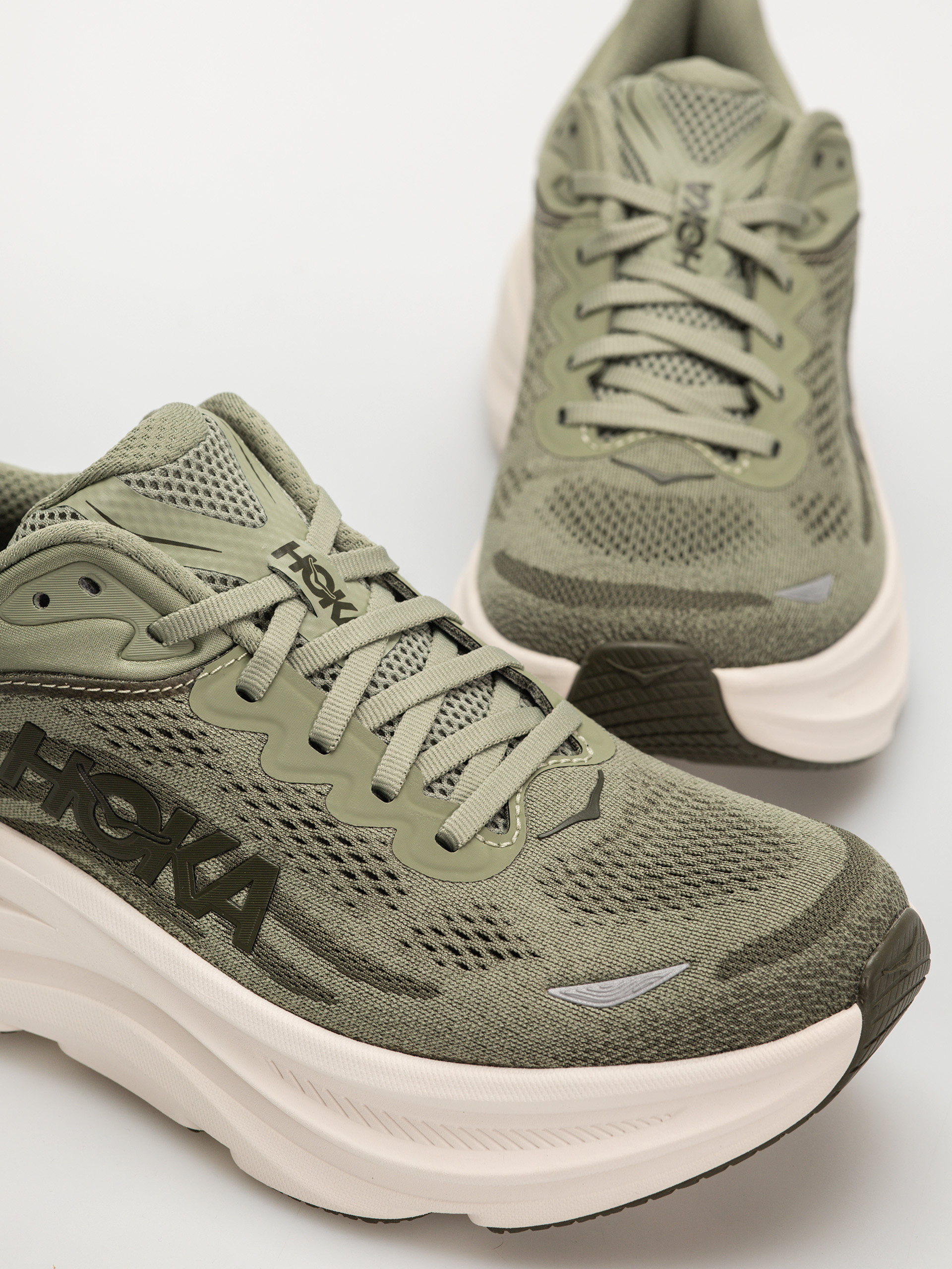 Hoka Bondi 9 Schuhe (sea moss/eucalyptus)