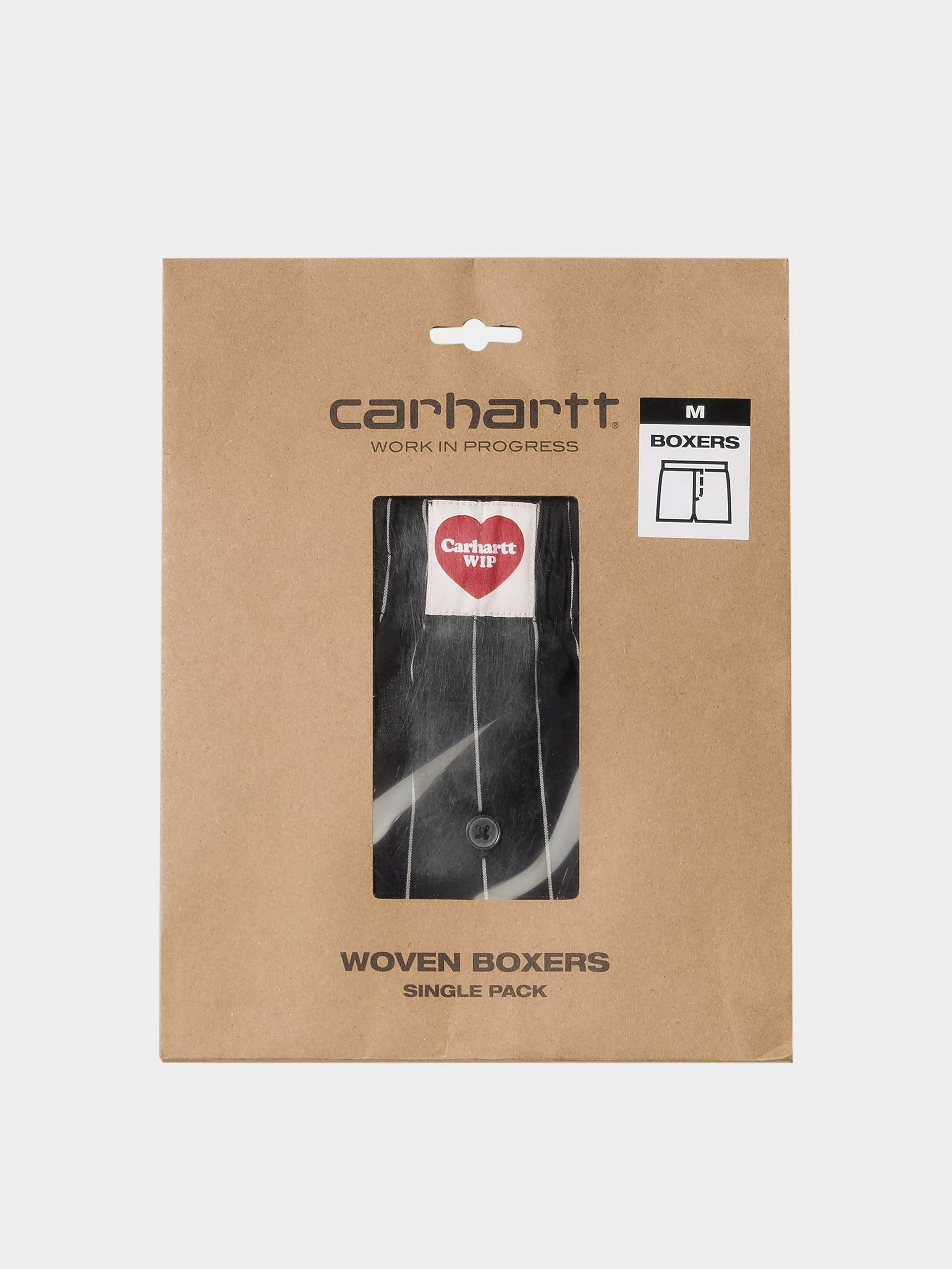 Carhartt WIP Underwear Cotton Boxer (seaton stripe/black/wax)